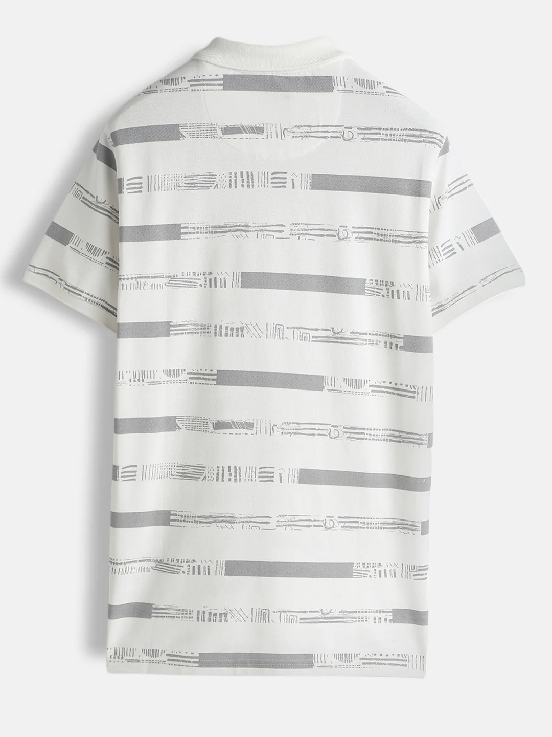Pure Cotton Yarn Dyed Polo  | Off White - Image 4