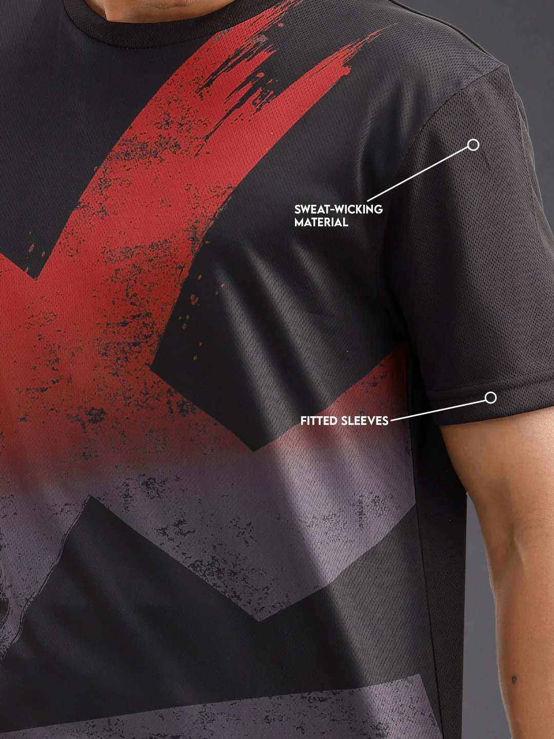 Active Strike Tee | Red - Image 5
