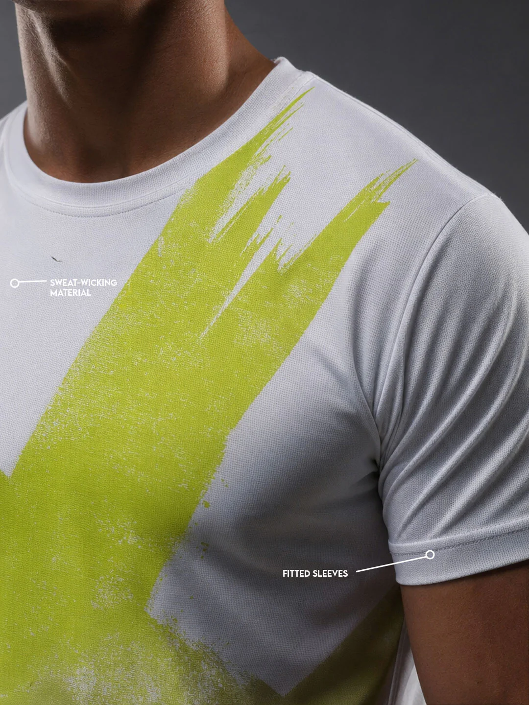 Active Strike Tee | White - Image 4