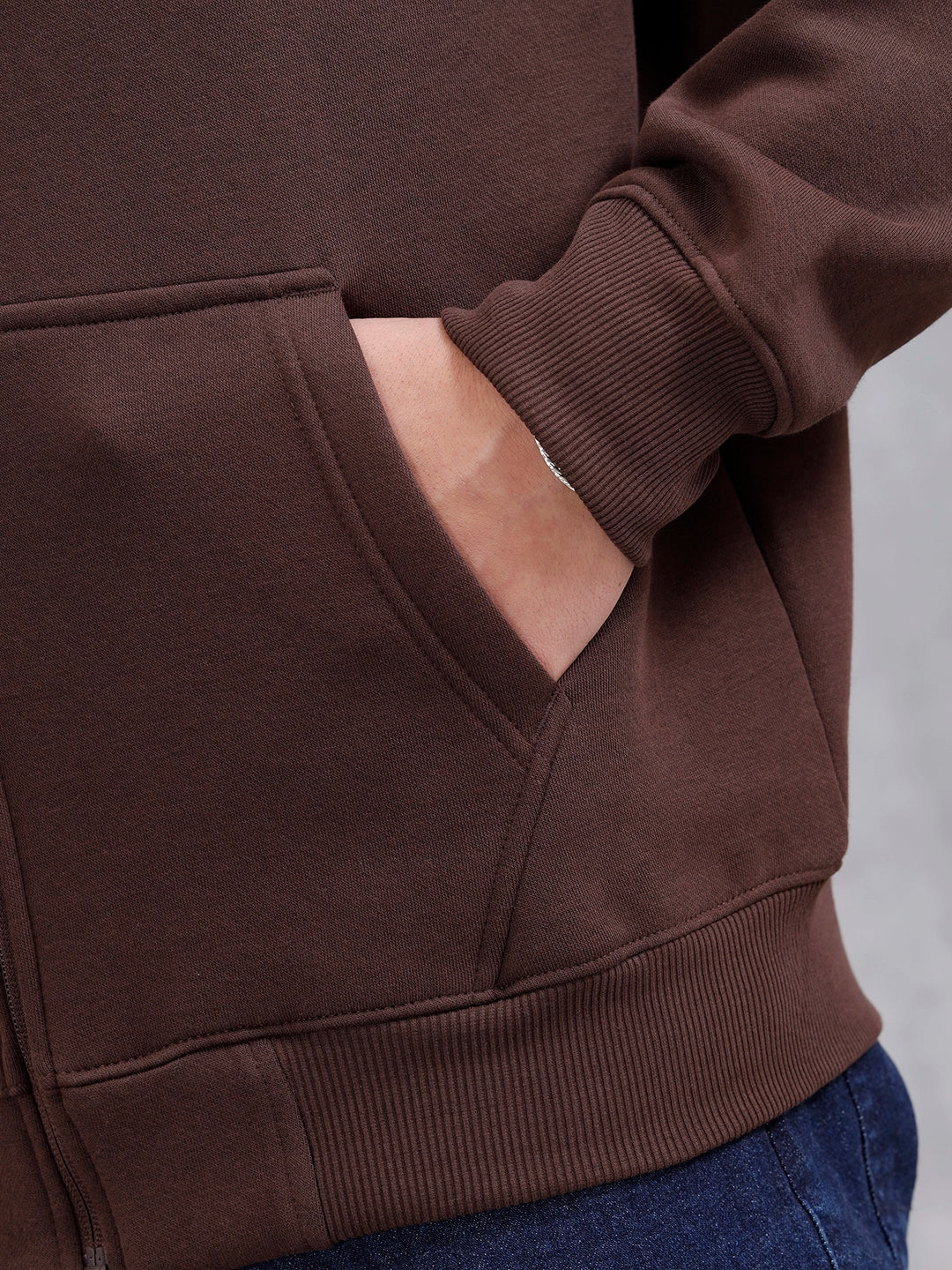 All-Day Casual Comfort Fit Hooded Sweatshirt | Java - Image 8