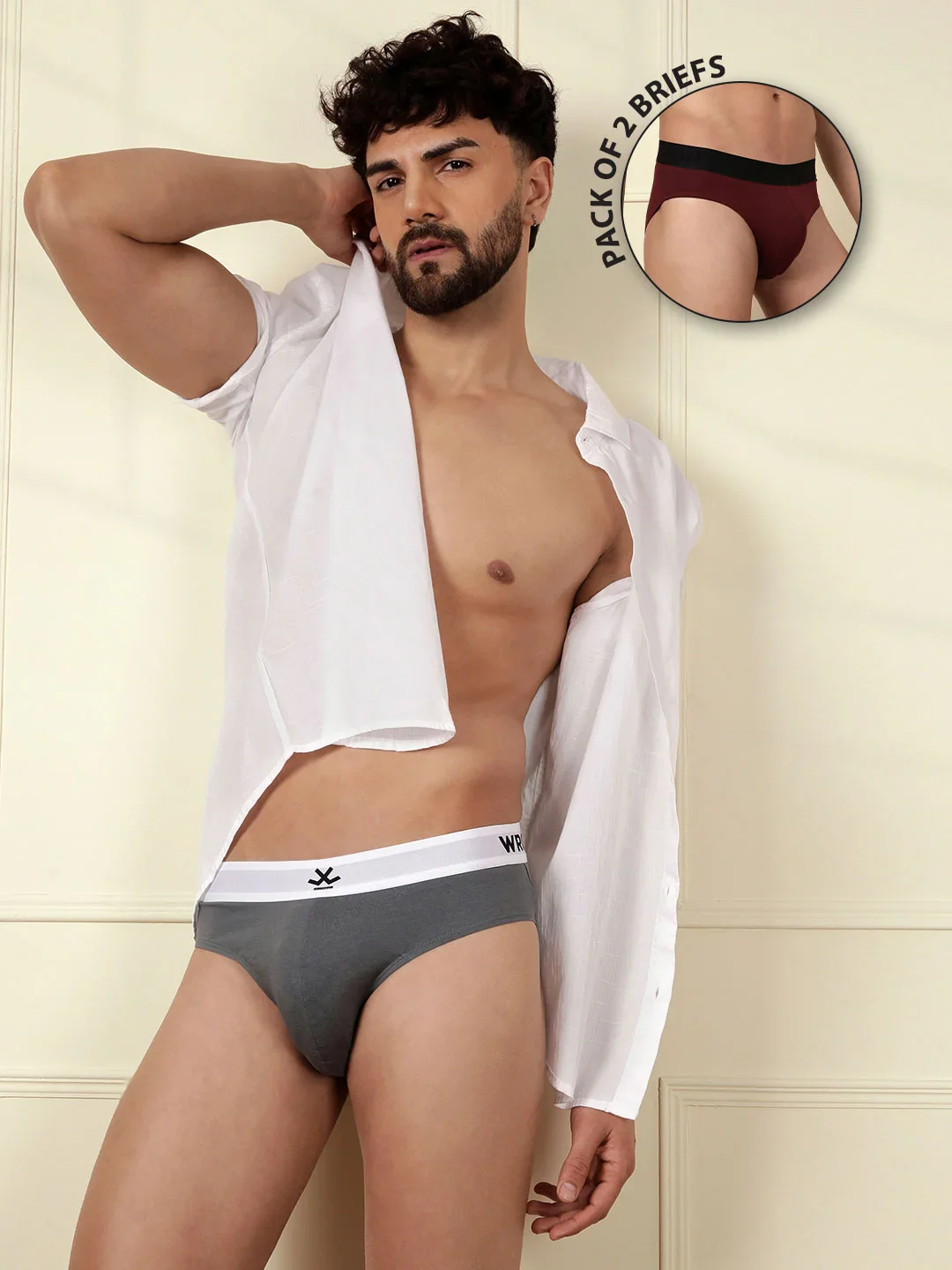 All Day Comfort Solid 2-Pack Briefs - Image 3