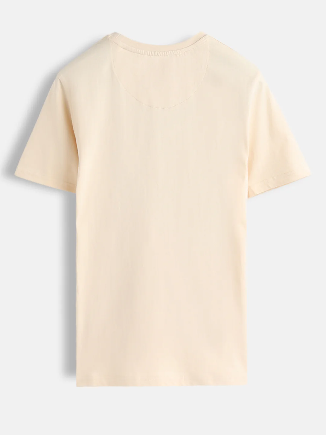 Ancient Markings Inspired Brand Carrier Slim Fit T-Shirt | Beige - Image 2
