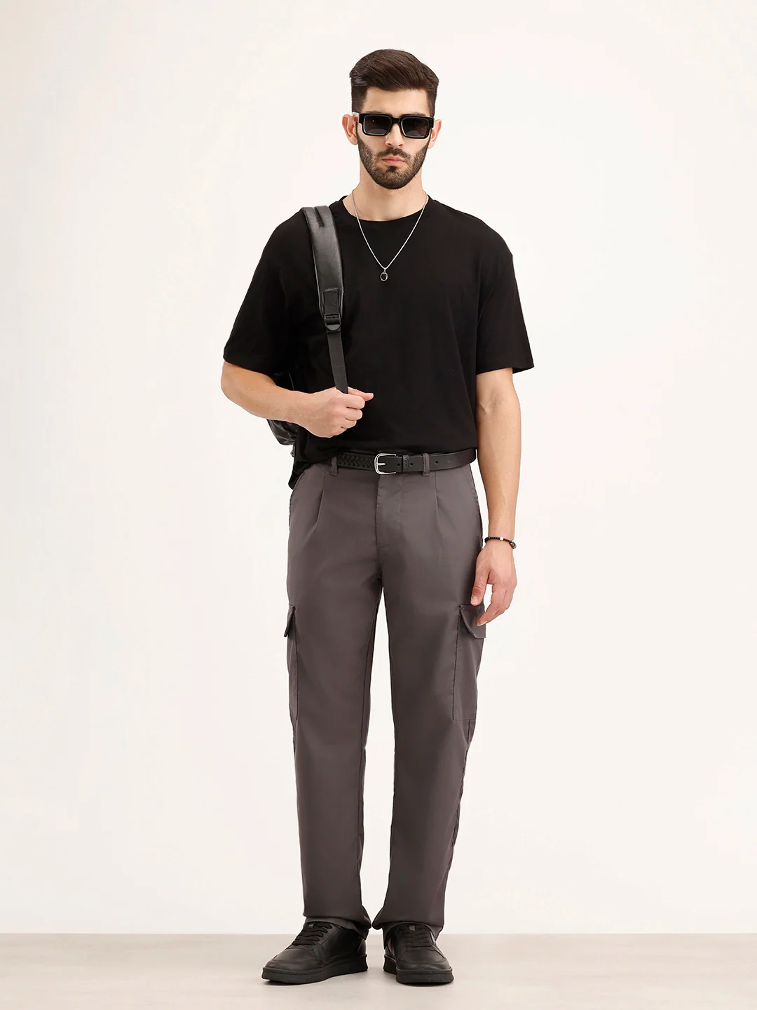Anti Fit Cargo Trouser | Dark Grey - Image 2