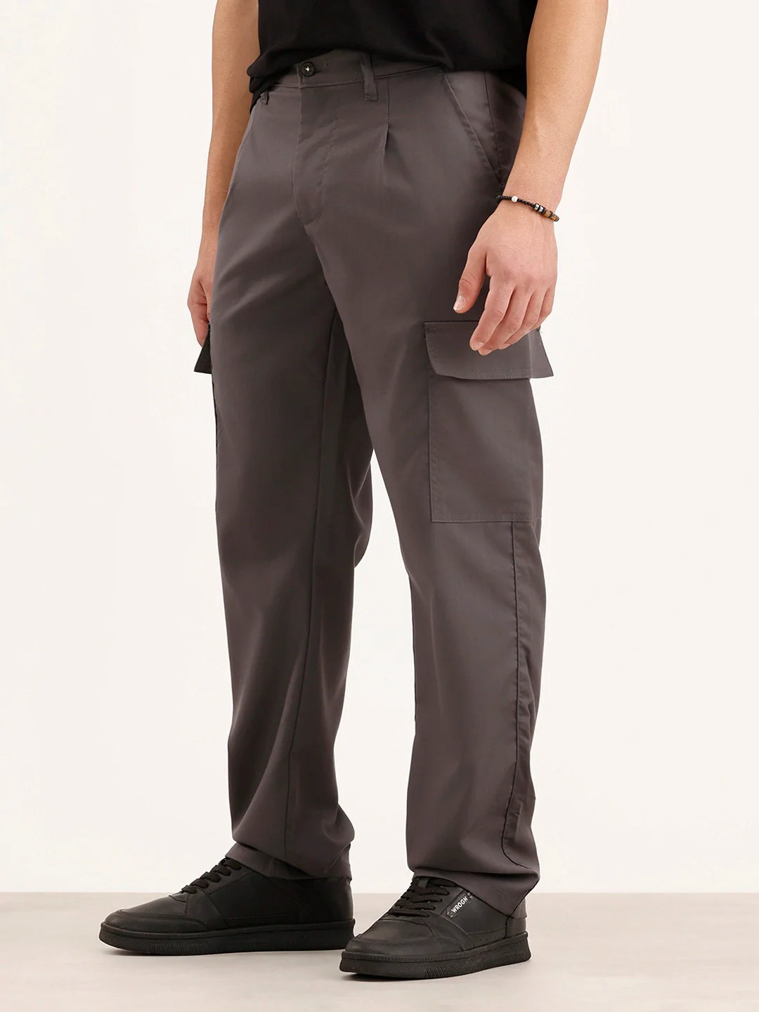 Anti Fit Cargo Trouser | Dark Grey - Image 4