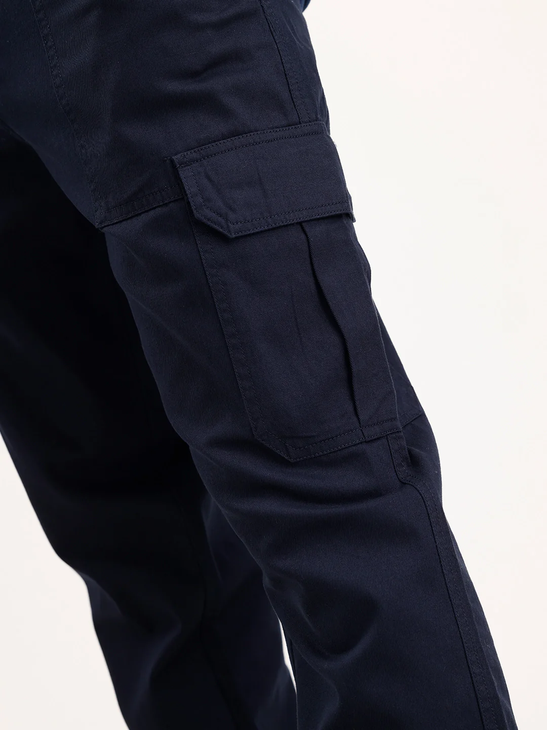 Anti Fit Cargo Trouser | Navy Blue - Image 6