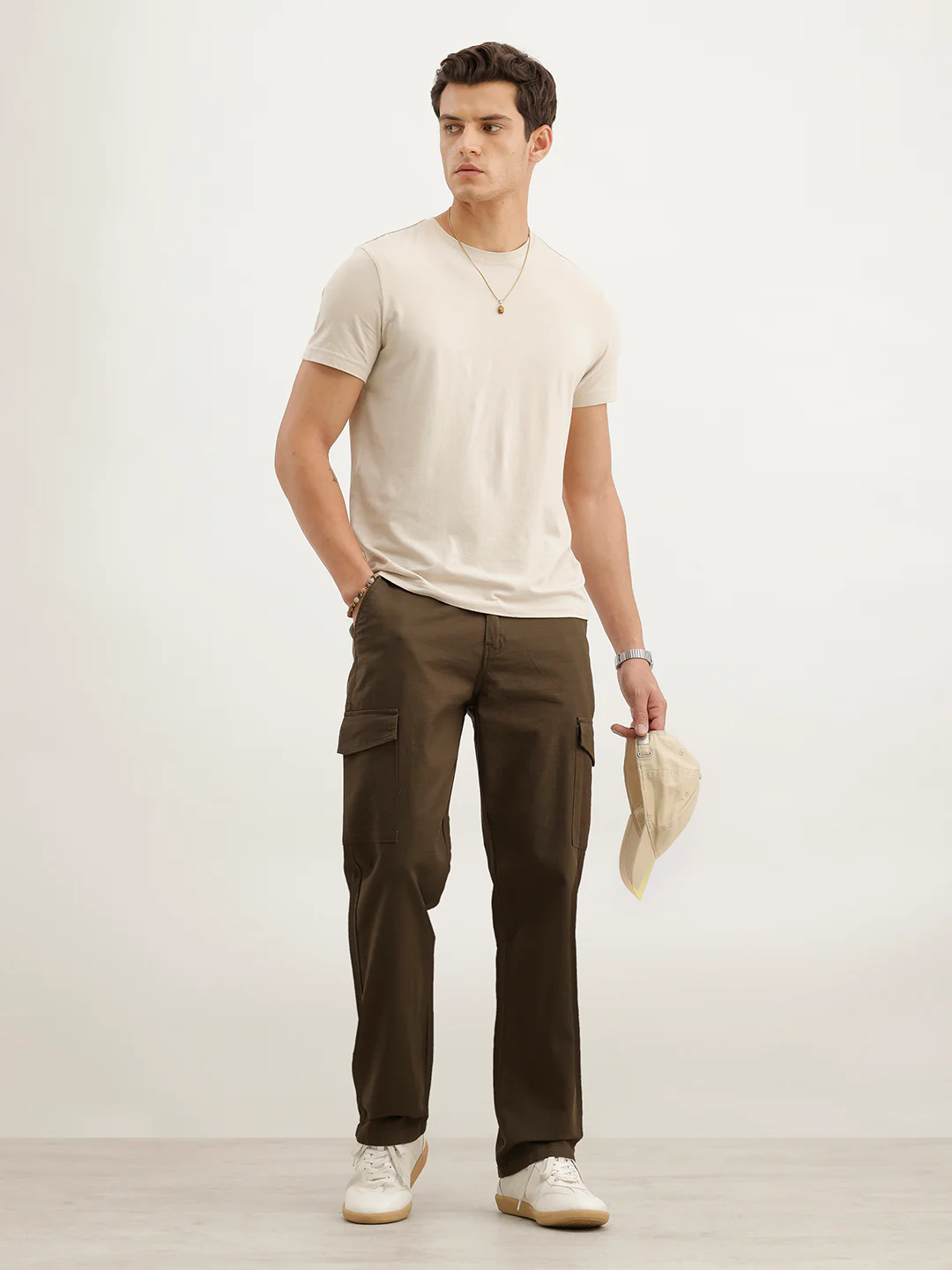 Anti Fit Cargo Trouser  | Olive - Image 2