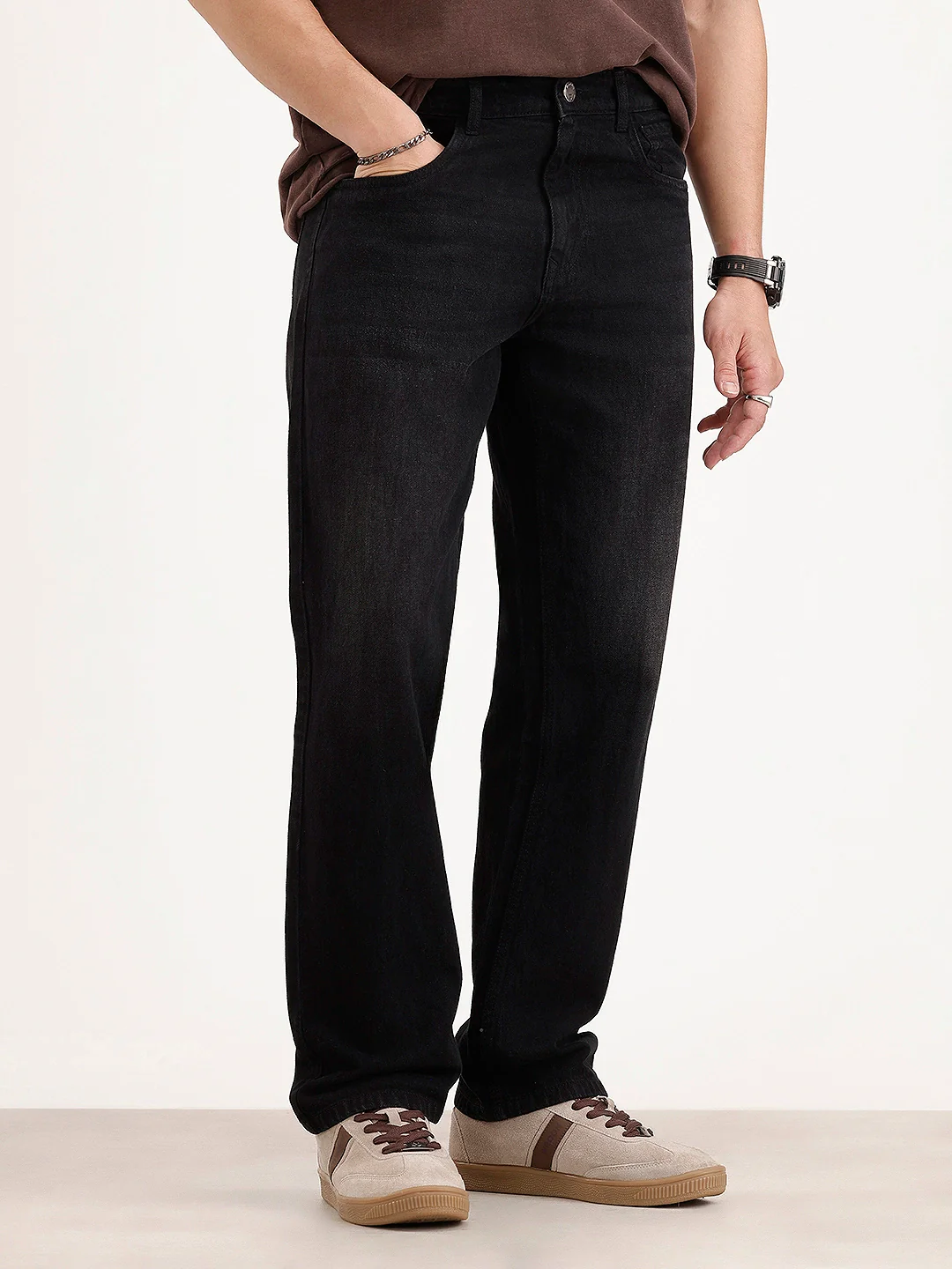 Anti Fit Denim Jeans | Black - Image 4