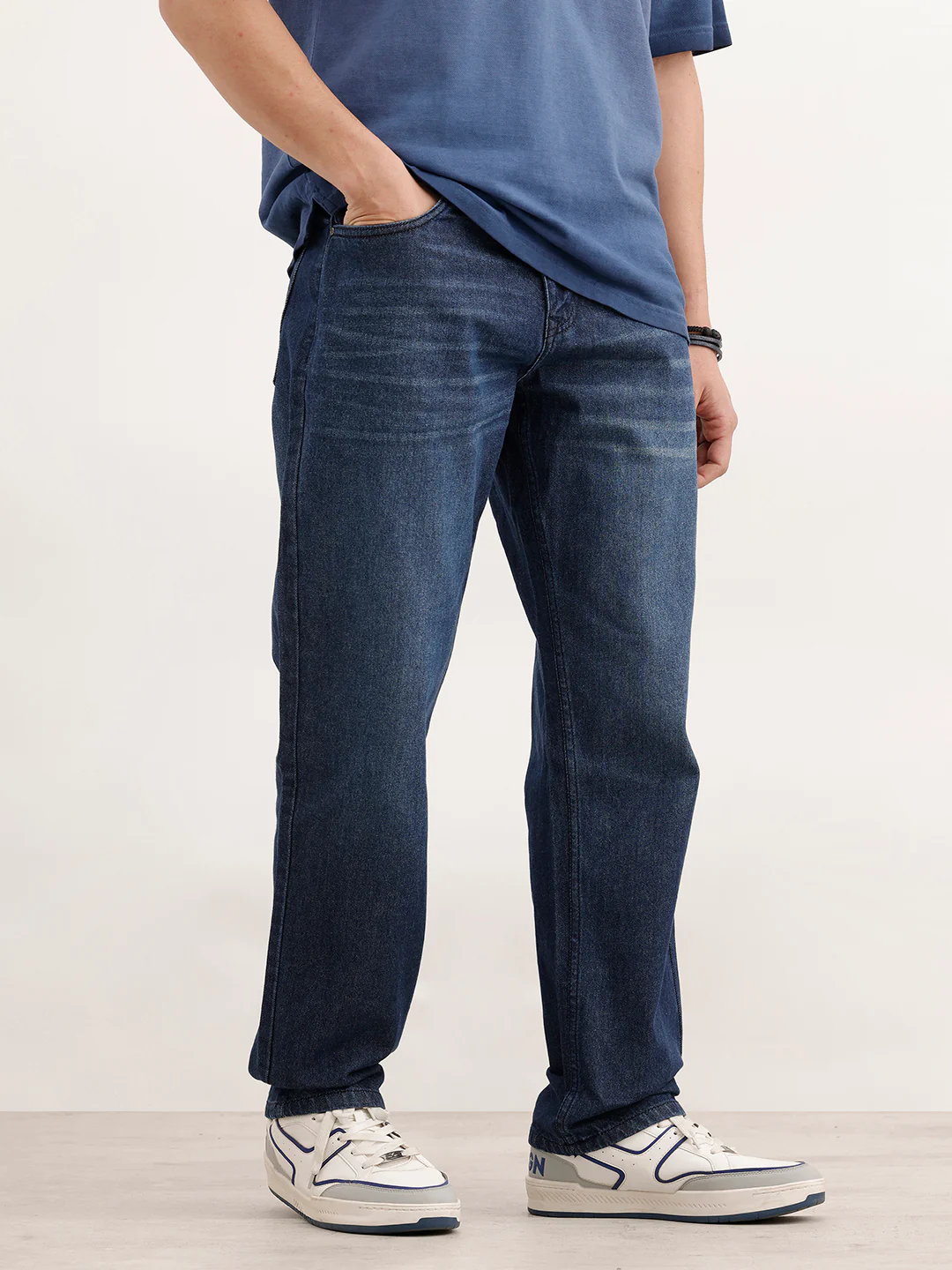 Anti Fit Denim Jeans  | Blue - Image 4
