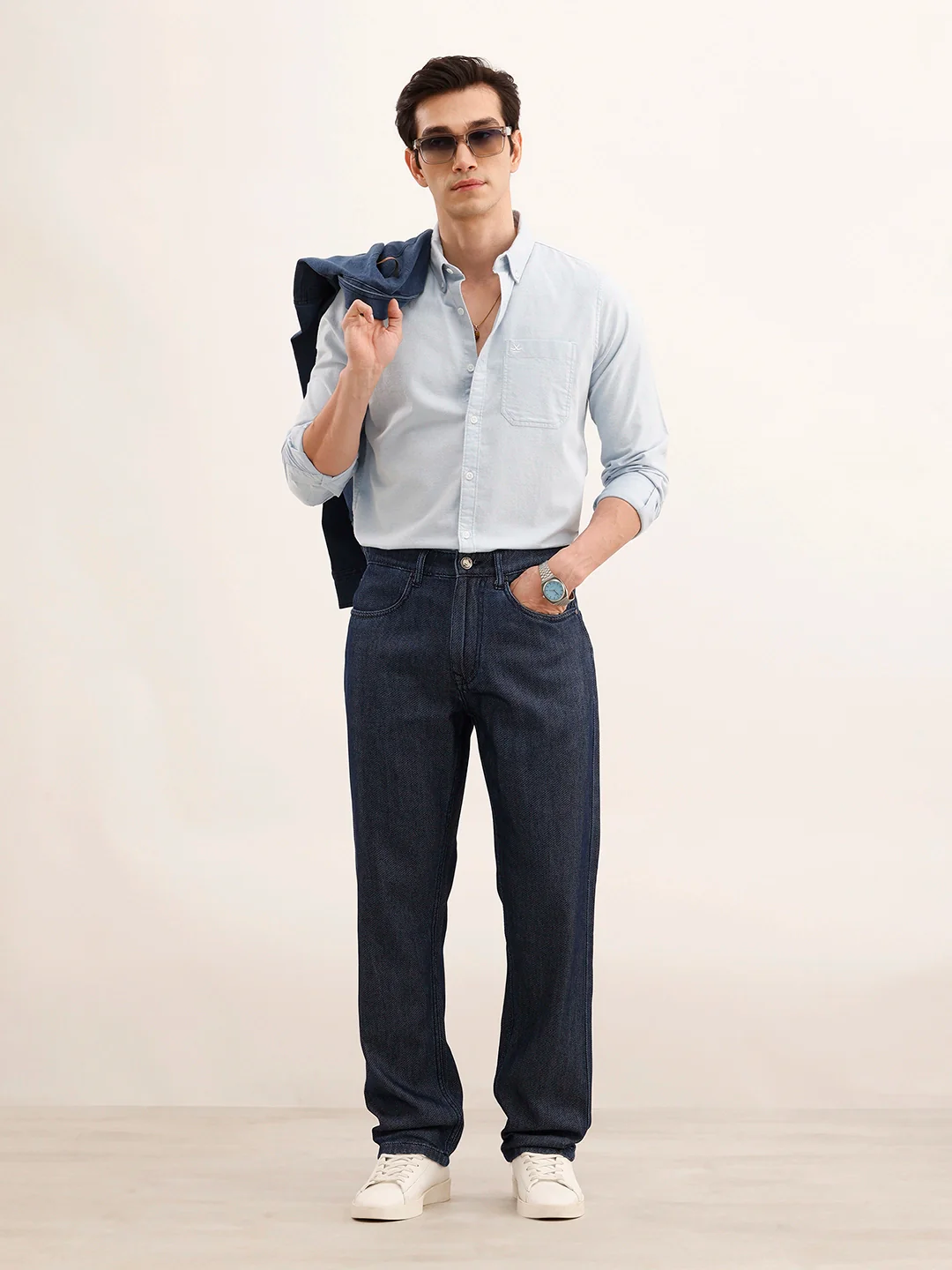 Anti Fit Denim Jeans | Dark Blue - Image 2