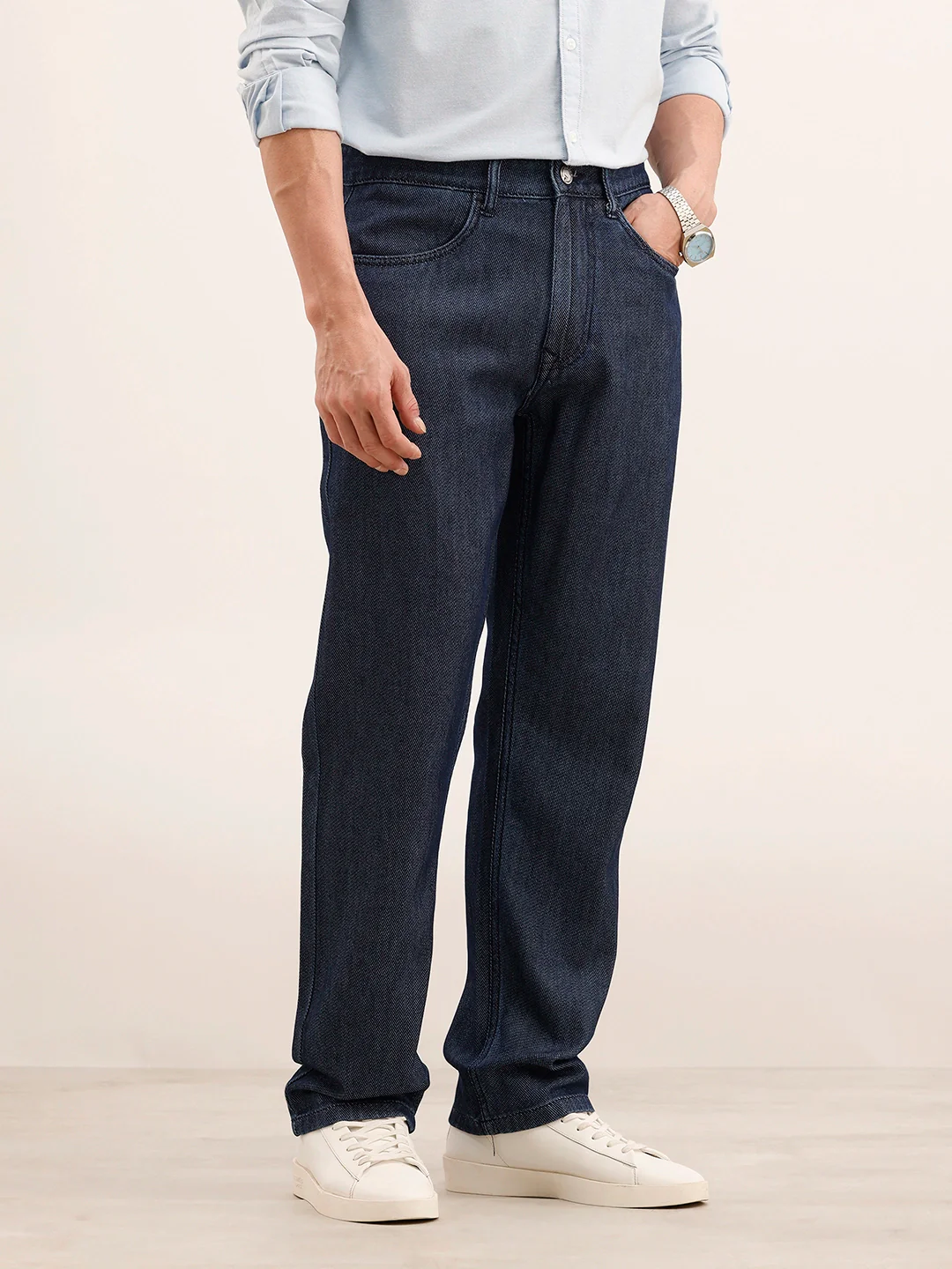 Anti Fit Denim Jeans | Dark Blue - Image 4