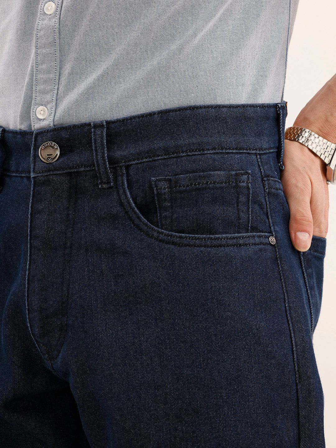 Anti Fit Denim Jeans | Dark Blue - Image 5