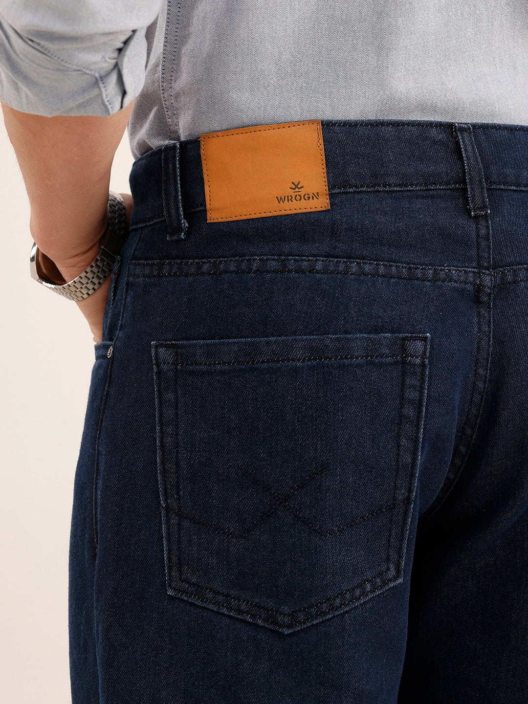 Anti Fit Denim Jeans | Dark Blue - Image 6