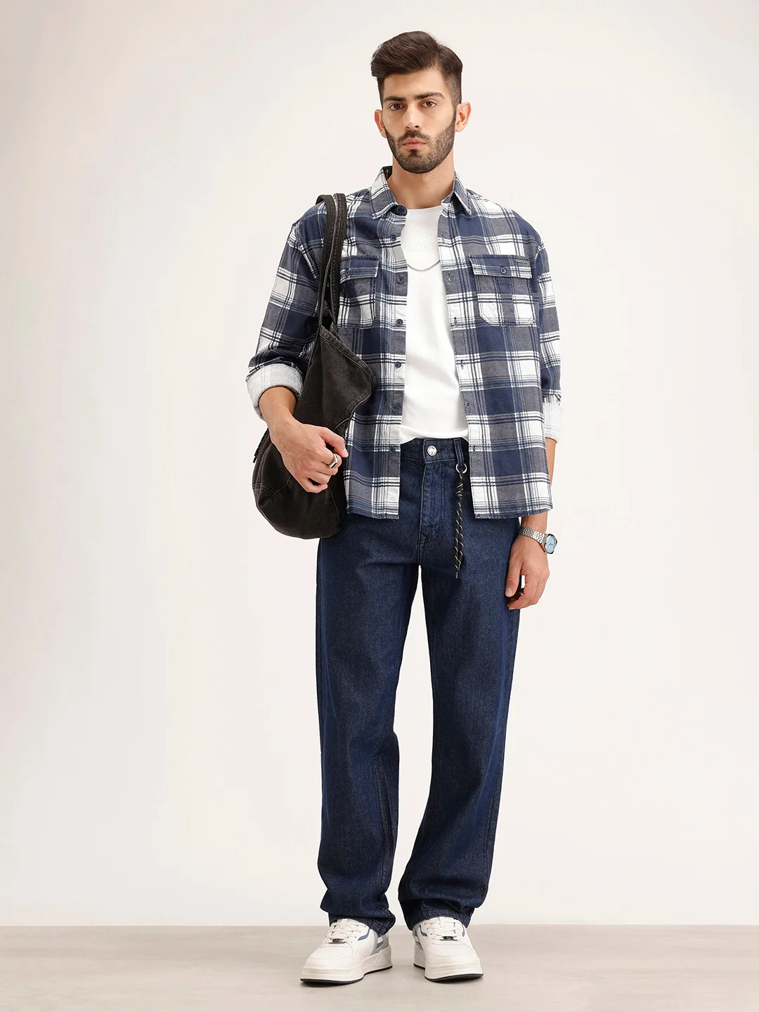Anti-Fit Denim Jeans | Dark Blue - Image 2