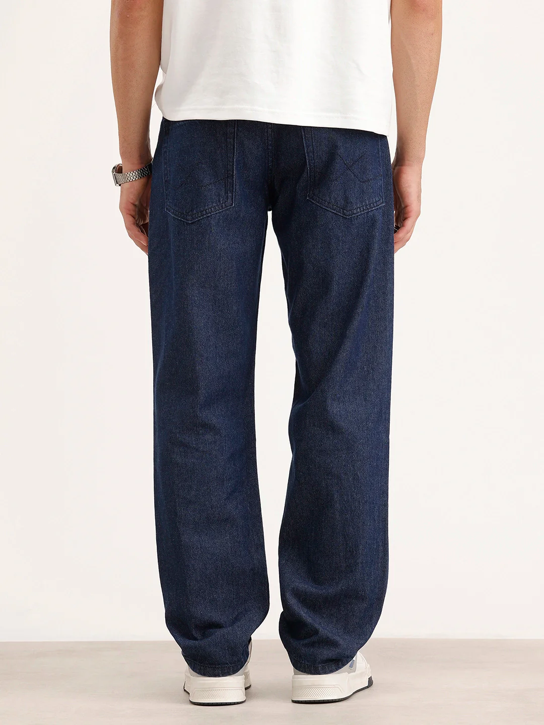 Anti-Fit Denim Jeans | Dark Blue - Image 3