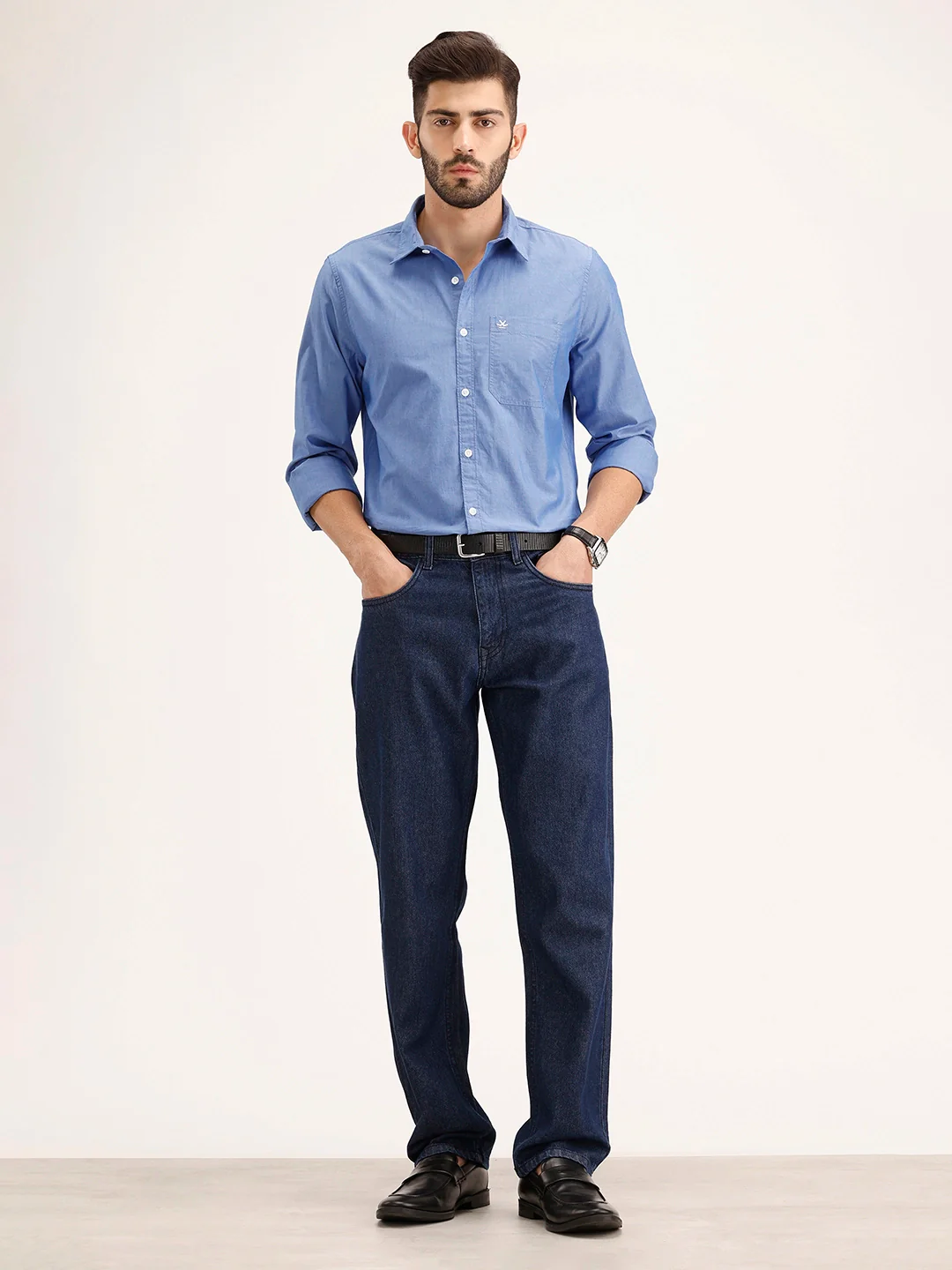 Anti Fit Denim Jeans | Dark Blue - Image 2