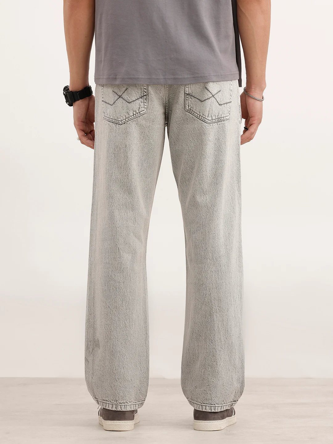 Anti Fit Denim Jeans  | Grey - Image 3