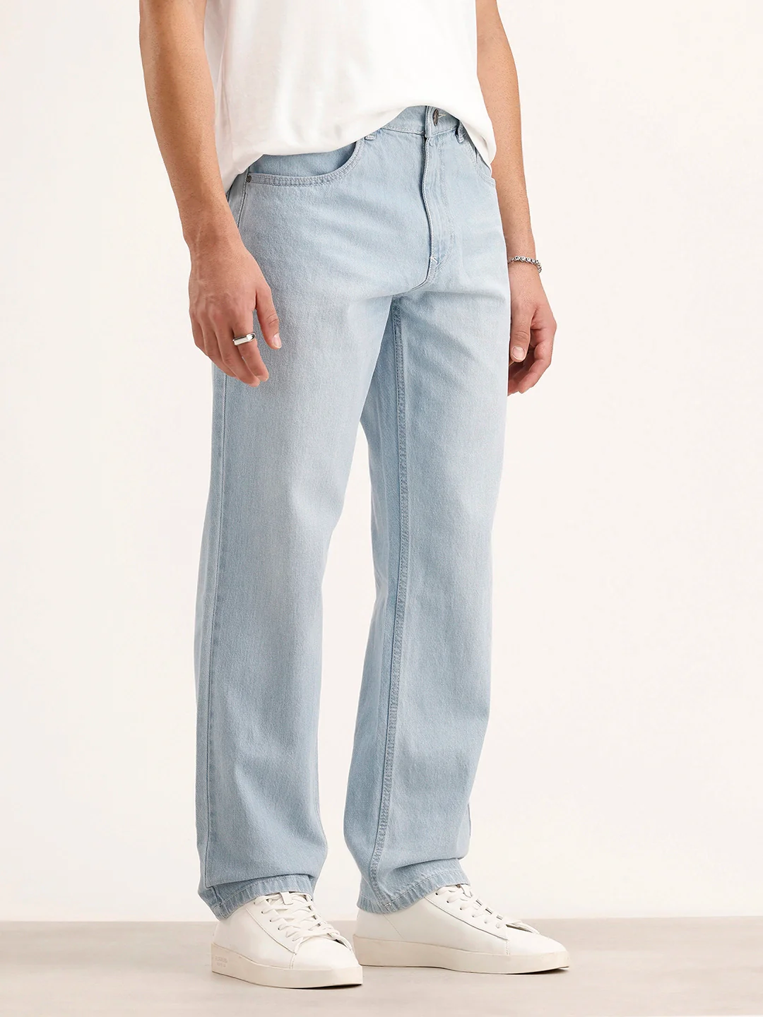 Anti-Fit Denim Jeans | Light Blue - Image 4