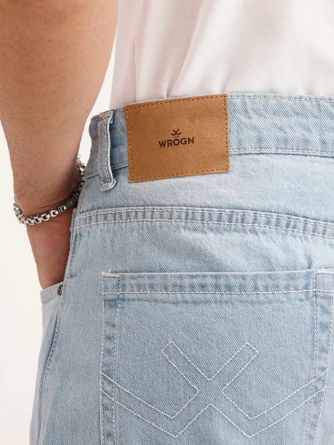 Anti-Fit Denim Jeans | Light Blue - Image 6