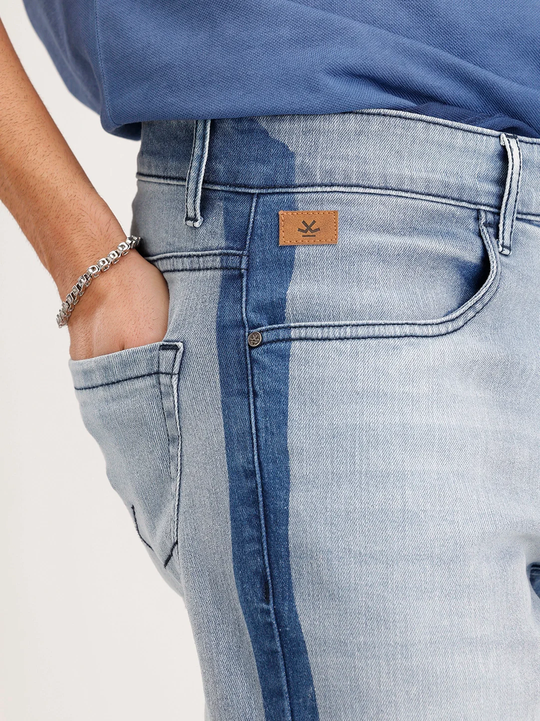 Anti Fit Denim Jeans | Light Blue - Image 5