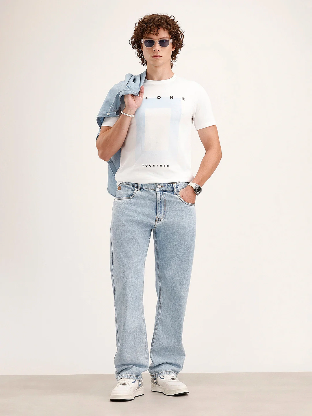 Anti Fit Denim Jeans | Light Blue - Image 2