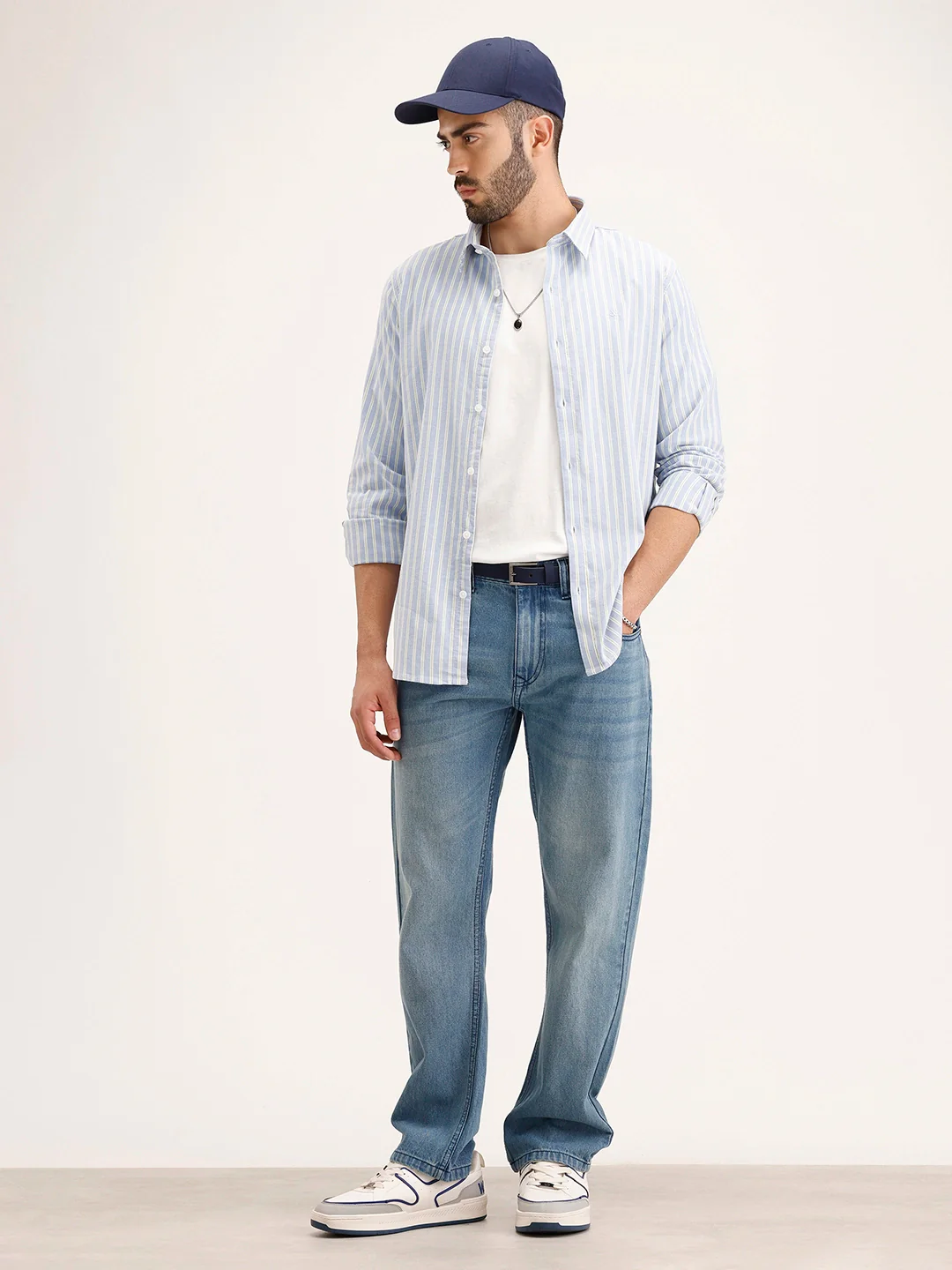 Anti Fit Denim Jeans | Light Blue - Image 2