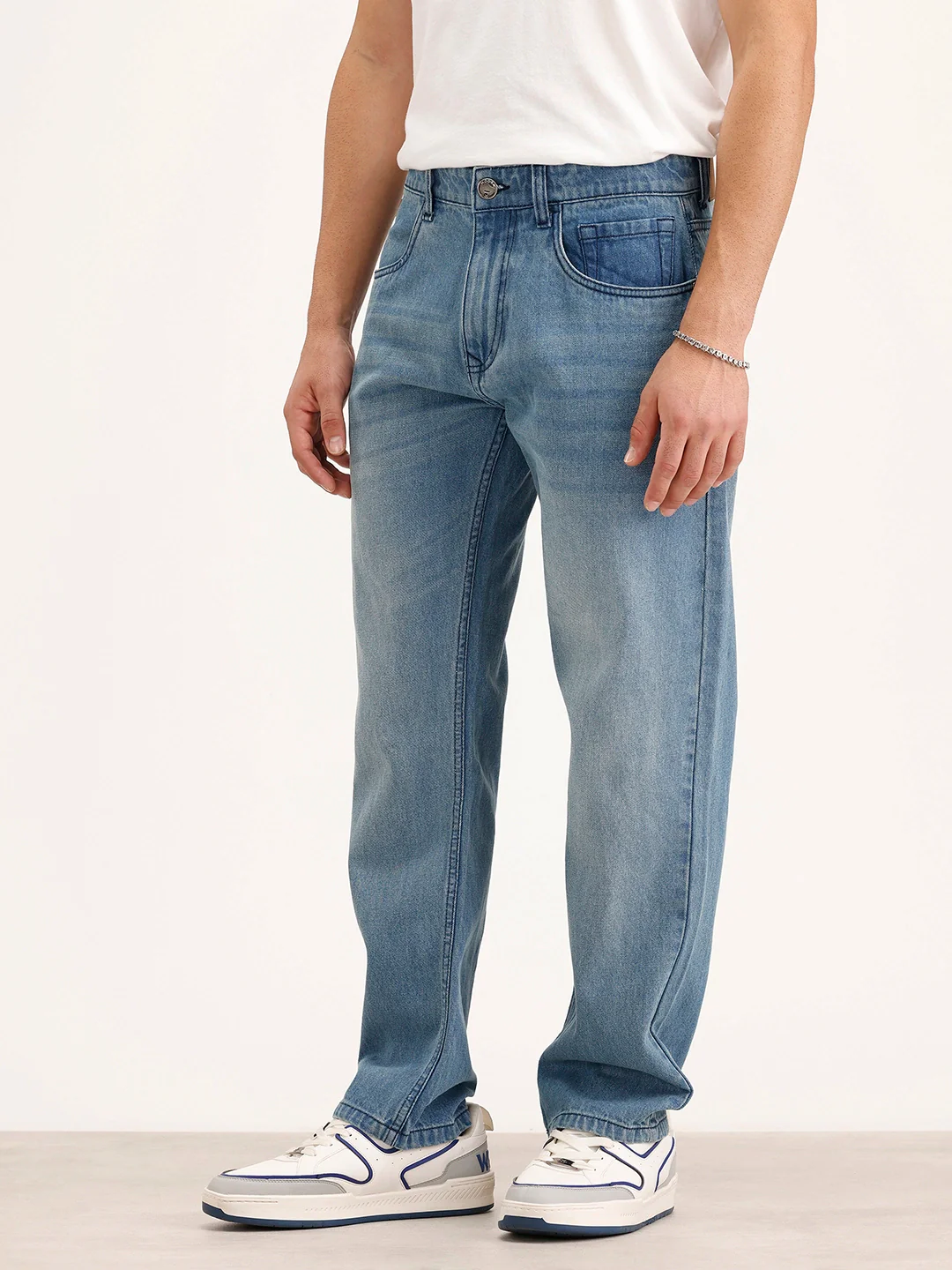 Anti Fit Denim Jeans | Light Blue - Image 4