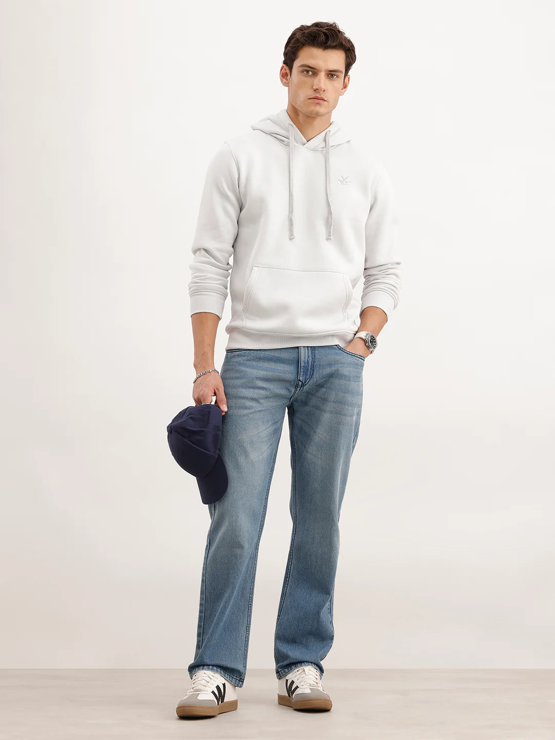 Anti Fit Faded Denim Jeans  | Light Blue - Image 2