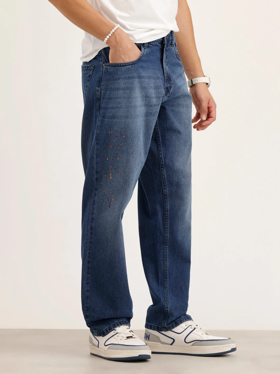 Anti Fit Placement Printed | Light Blue - Image 4