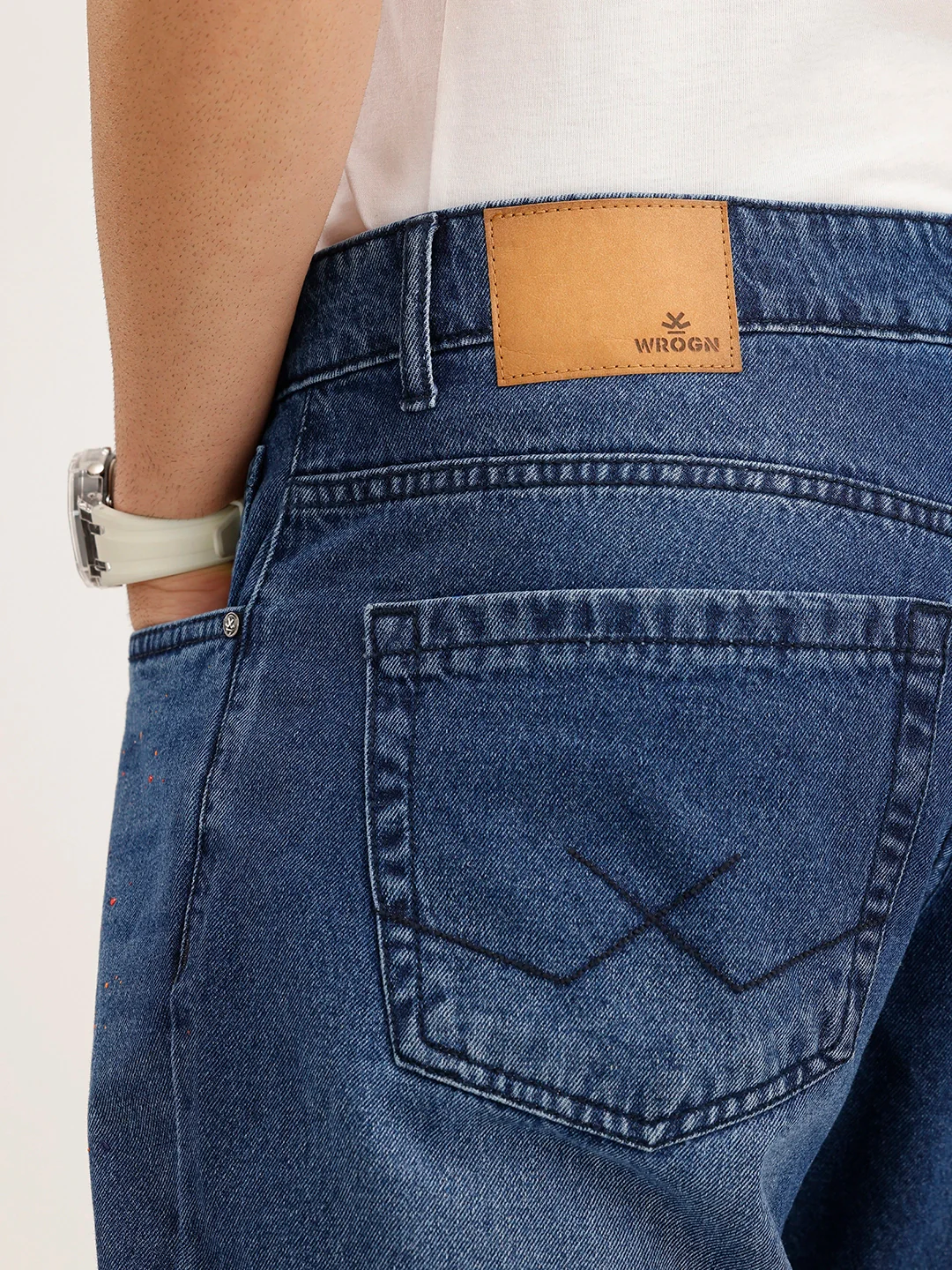 Anti Fit Placement Printed | Light Blue - Image 6