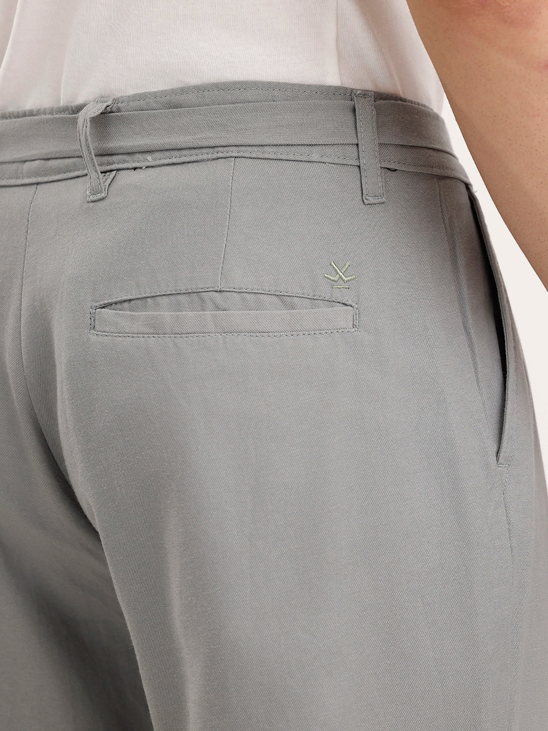 Anti Fit Pleated Trouser | Grey - Image 6