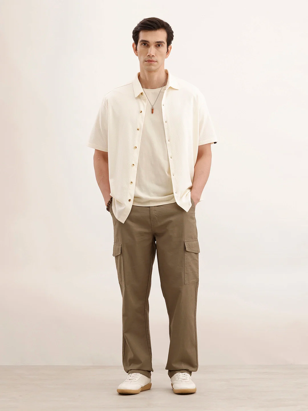 Anti Fit Solid Cargo Trouser | Grey - Image 2