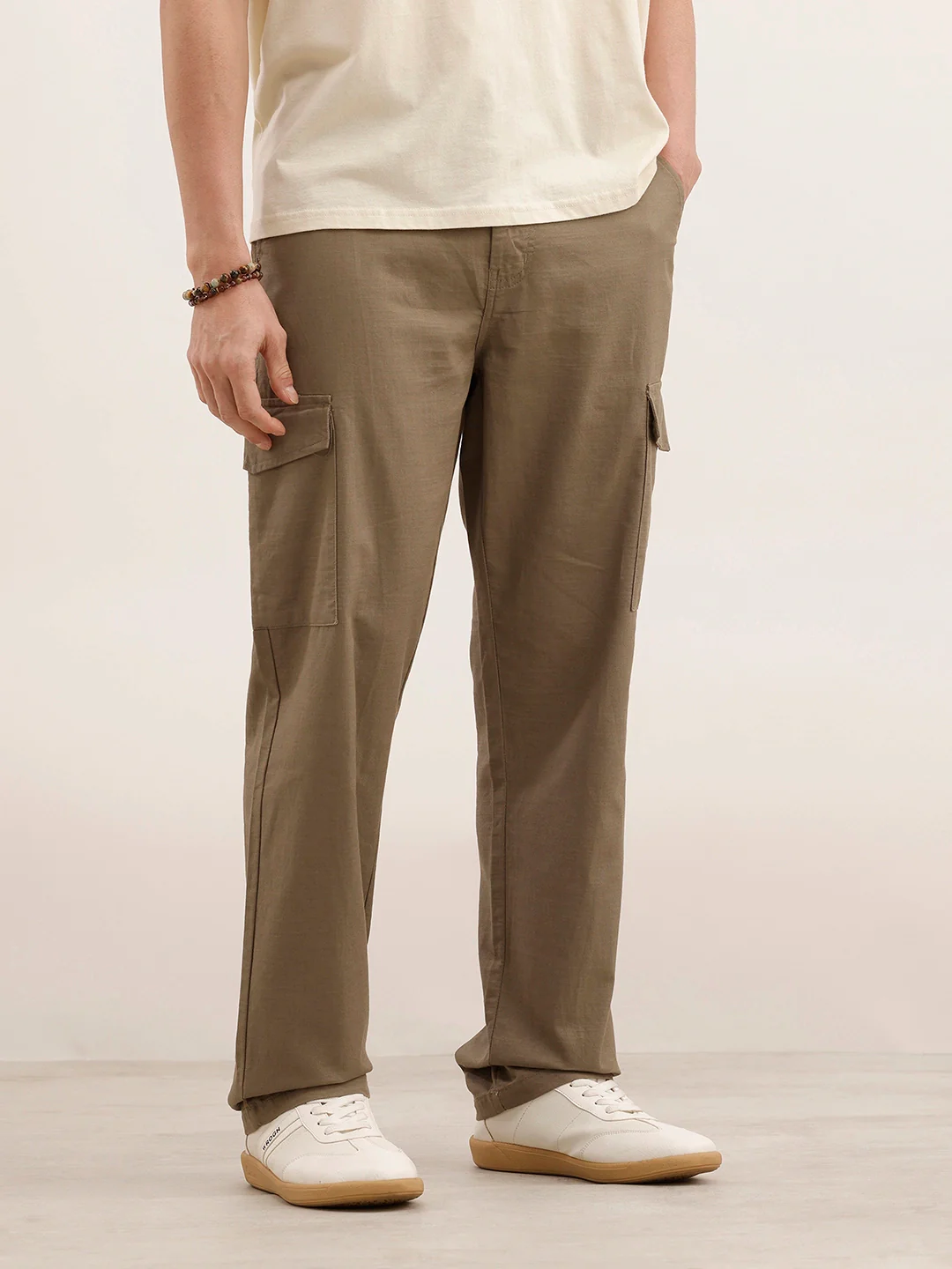 Anti Fit Solid Cargo Trouser | Grey - Image 4