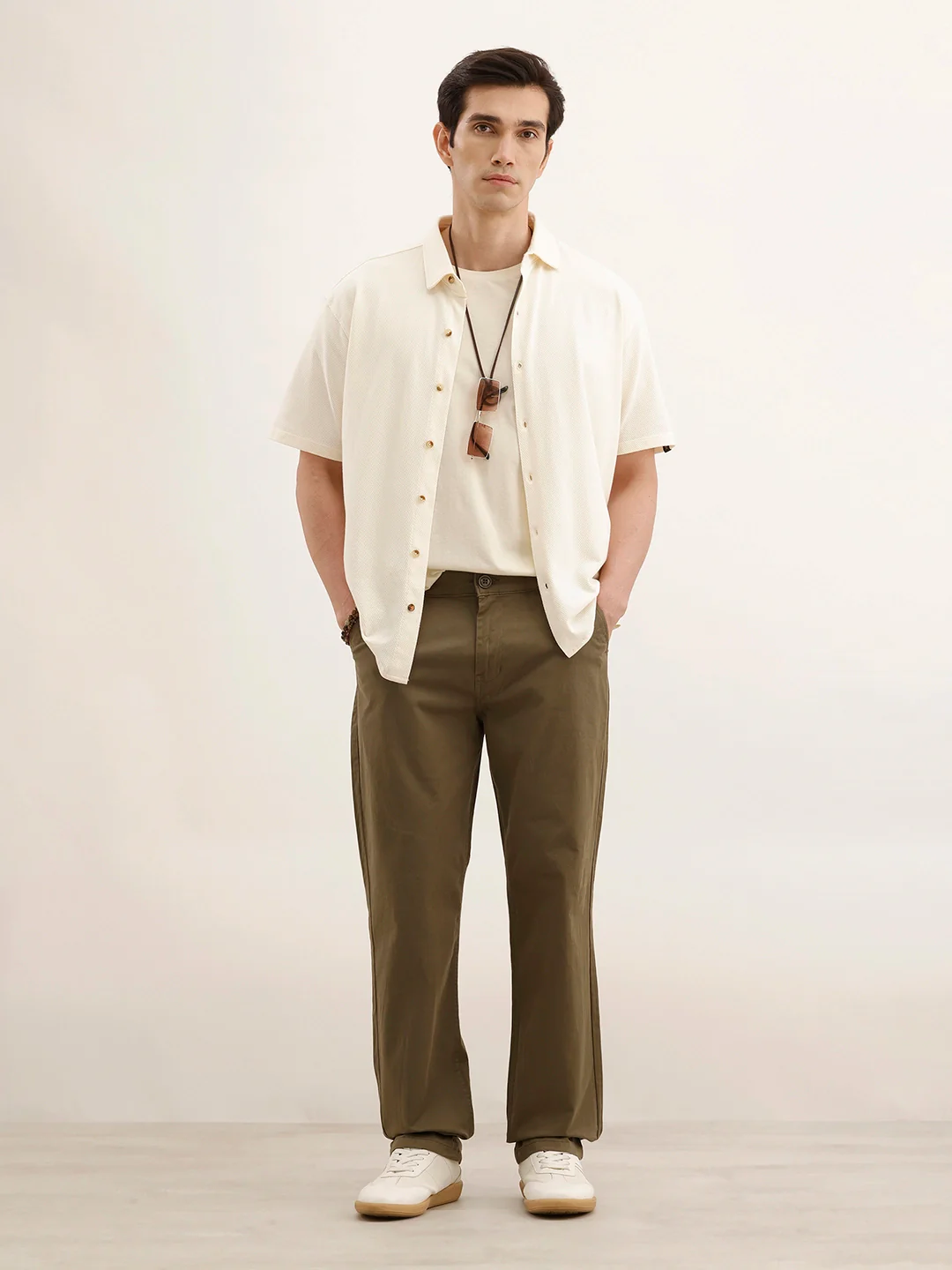 Anti Fit Solid Trouser | Olive - Image 2