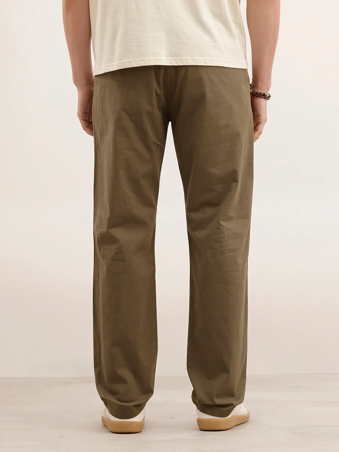 Anti Fit Solid Trouser | Olive - Image 3