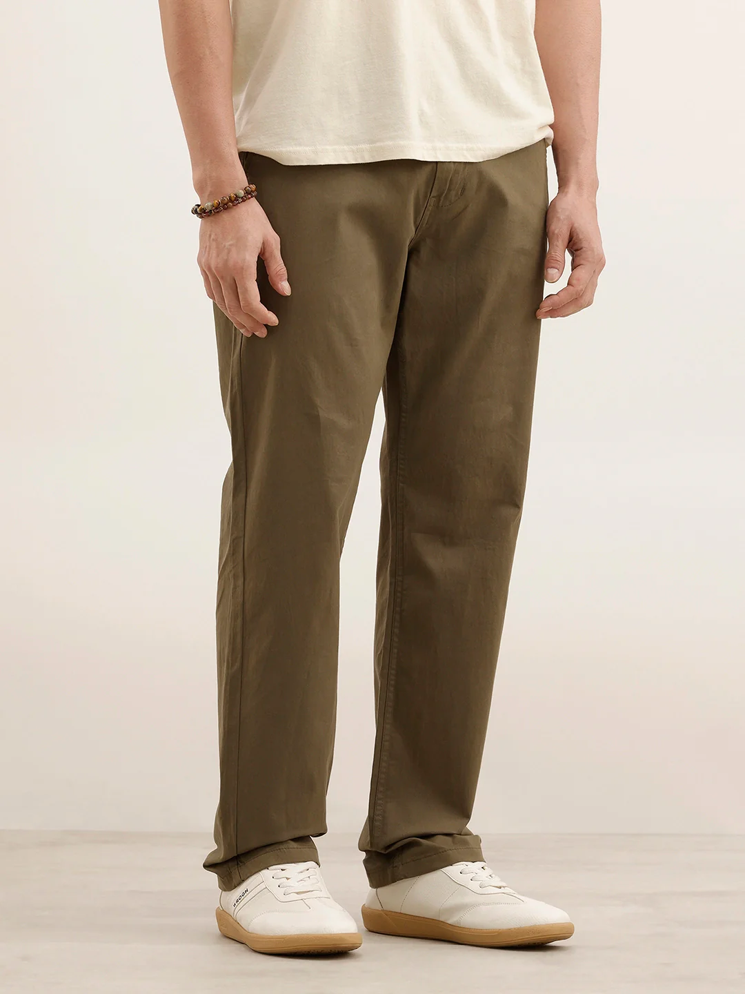 Anti Fit Solid Trouser | Olive - Image 4