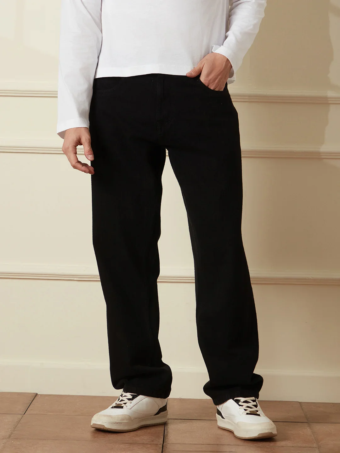 Casual Anti Fit Jeans | Black - Image 5