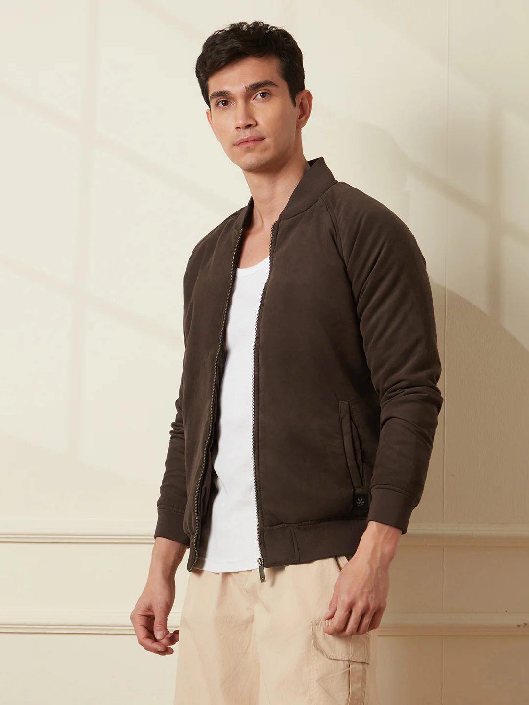 Apex Suede Dark Brown Jacket - Image 5