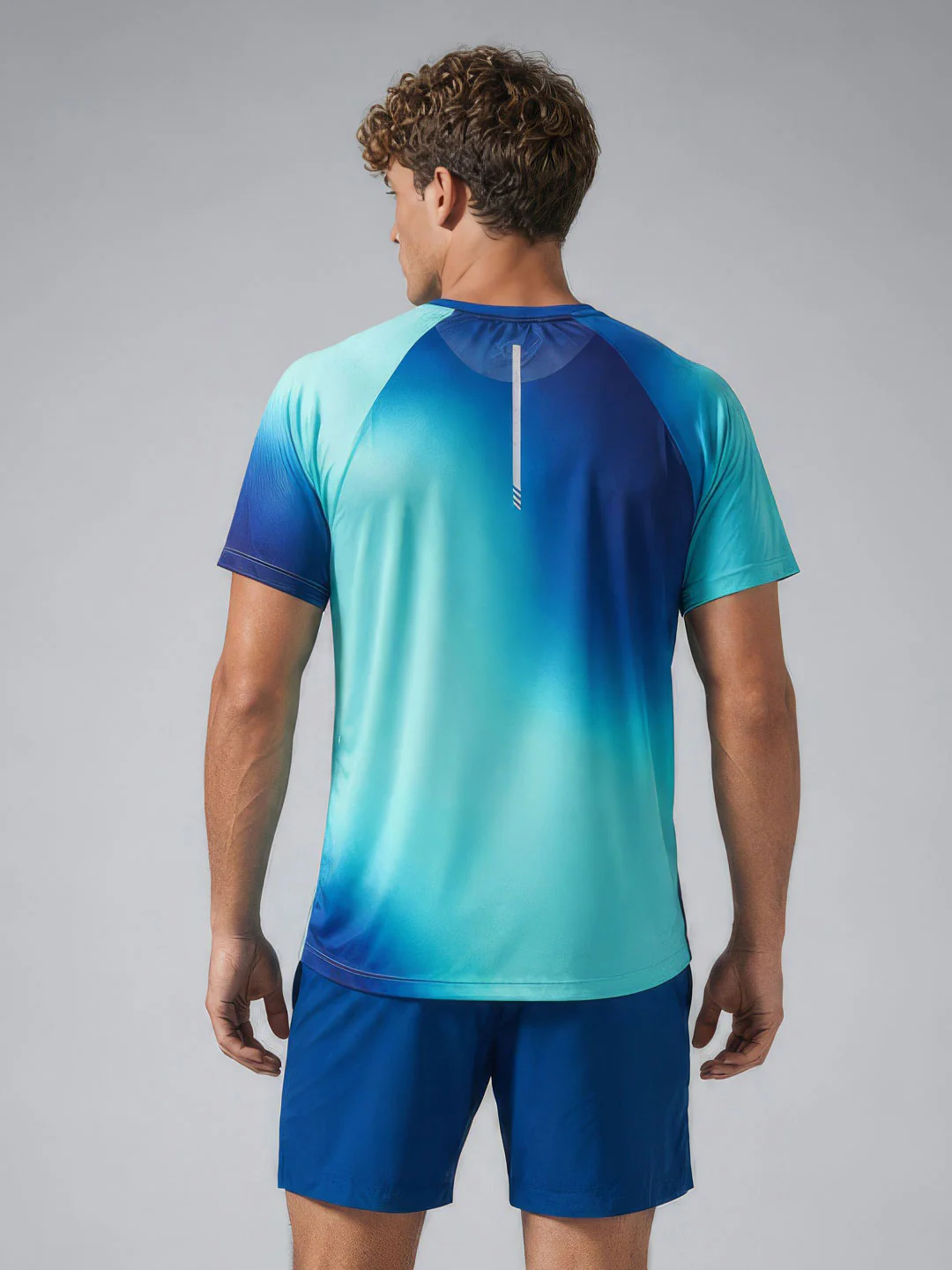 AquaFlow Gradient Active Tee | Blue - Image 3