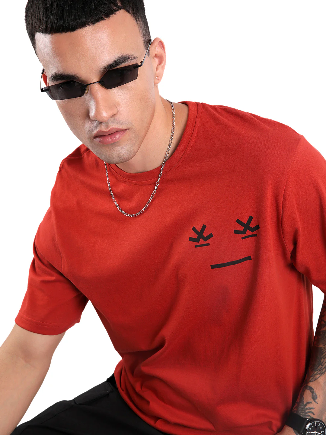 Awkward Vibes Printed T-Shirt - Image 2