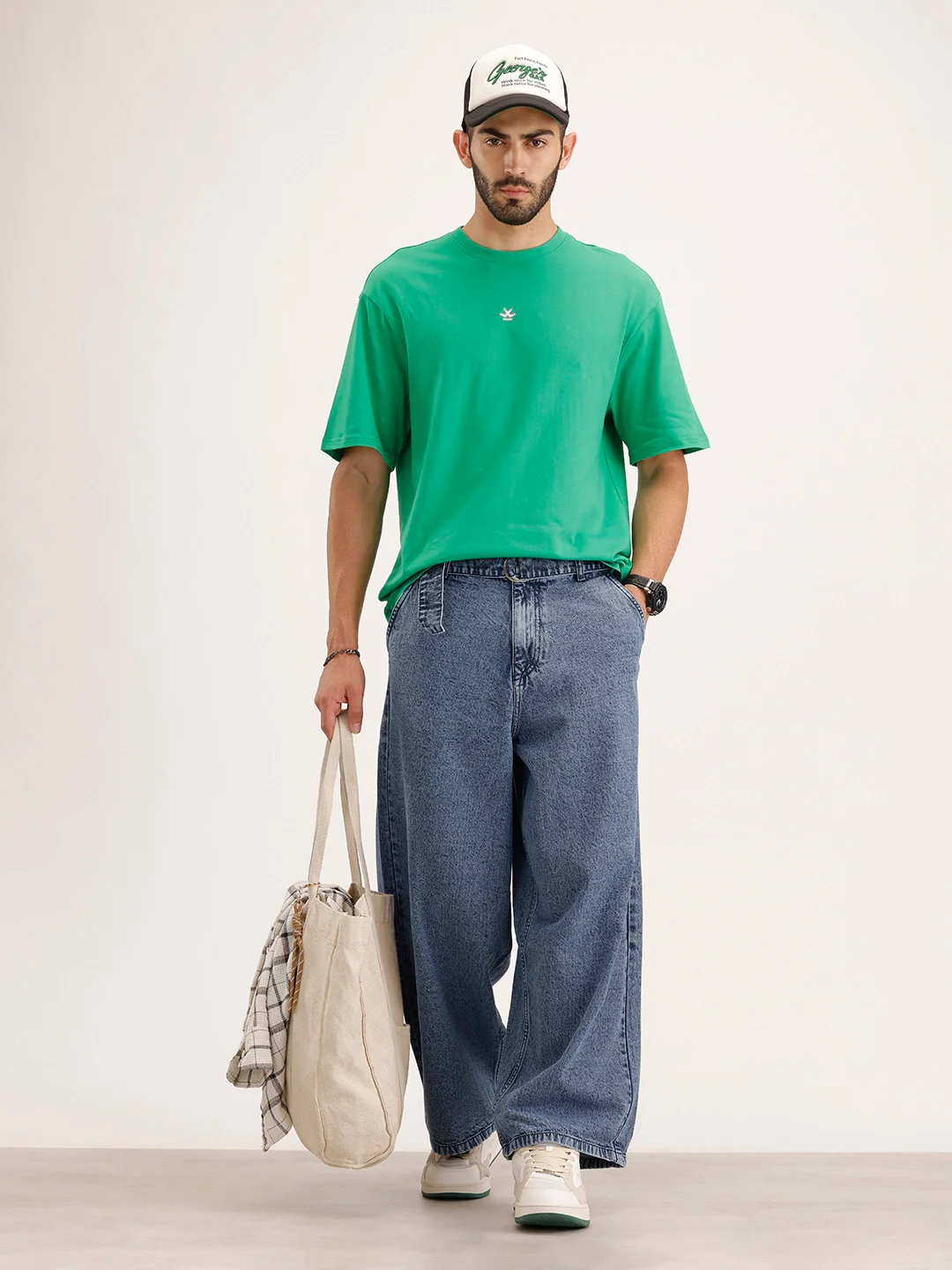 Baggy Fit Denim Jeans | Blue - Image 2