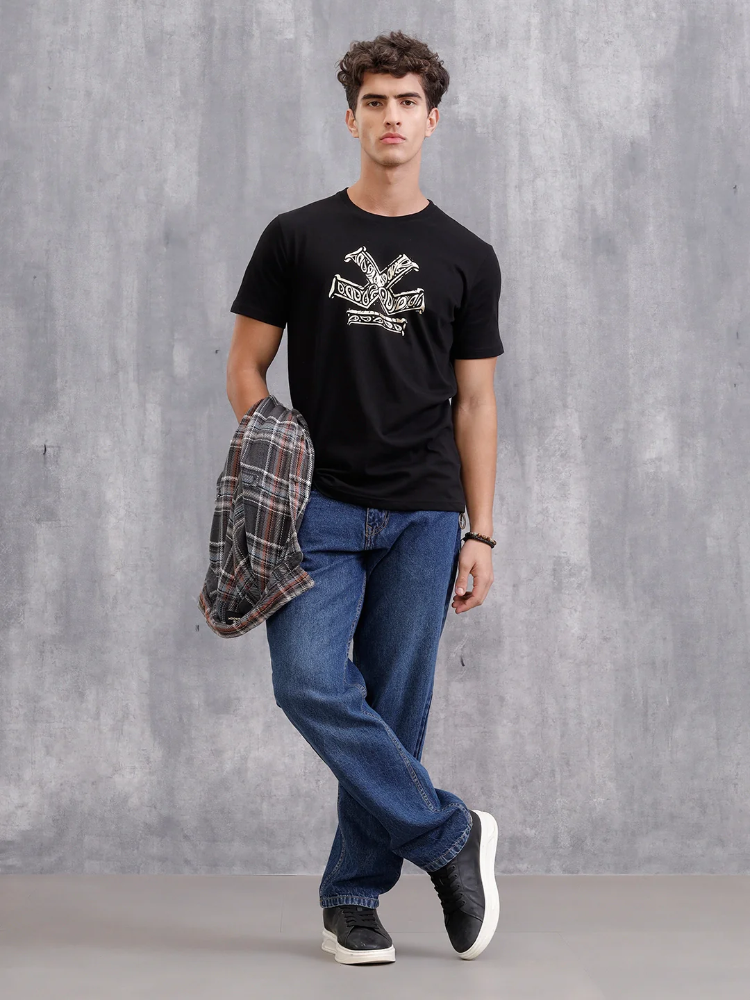 Bandana Printed T-Shirt | Black - Image 3