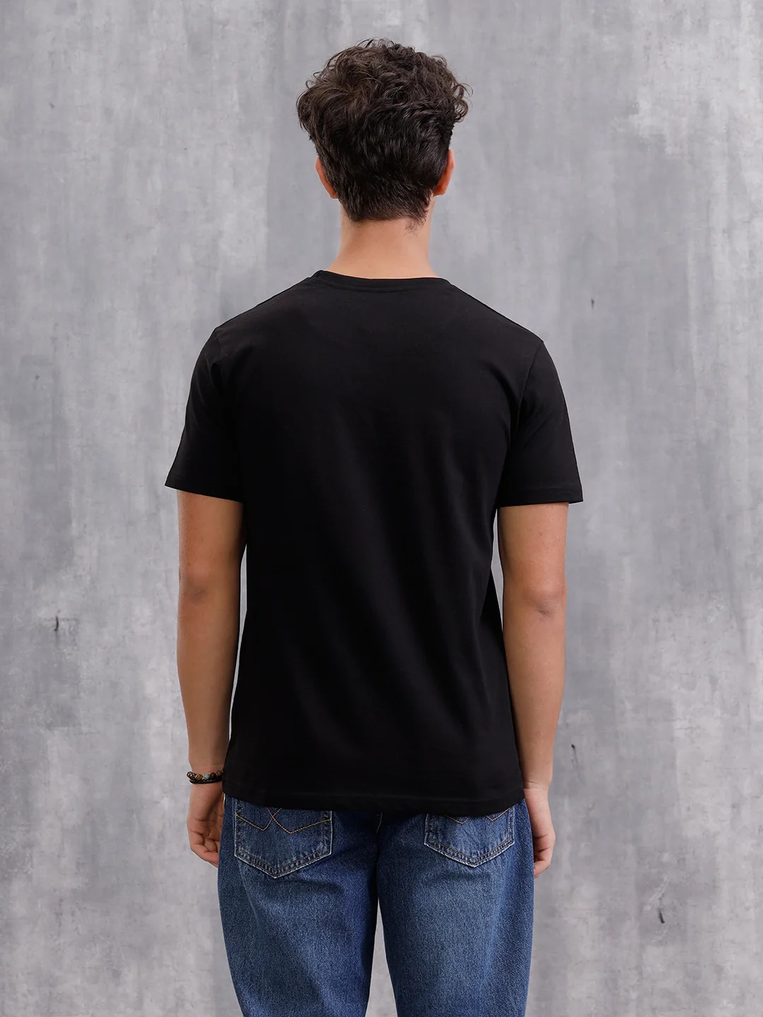 Bandana Printed T-Shirt | Black - Image 4
