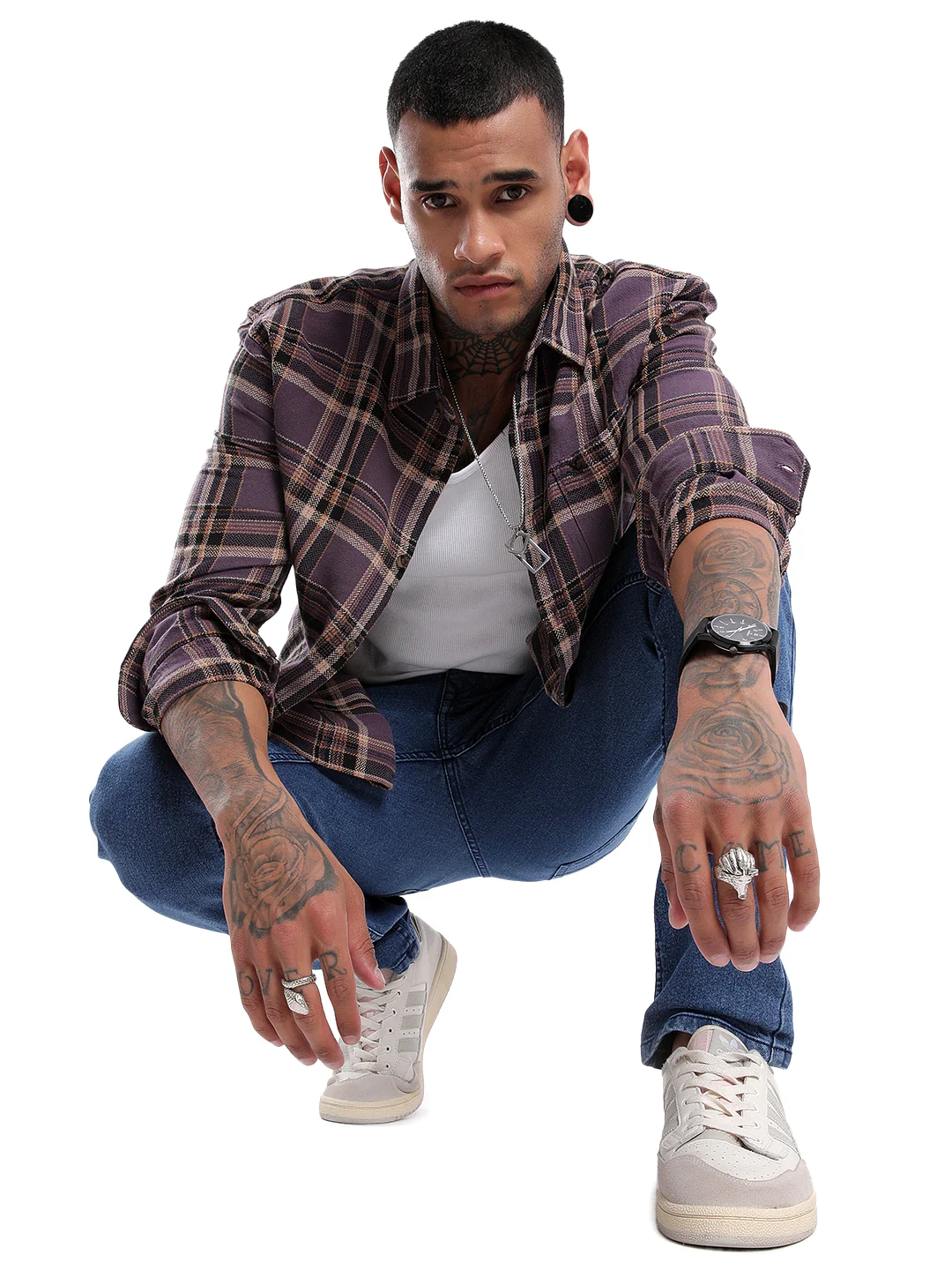 Basic Blue Five Pocket Denim Jeans - Image 2