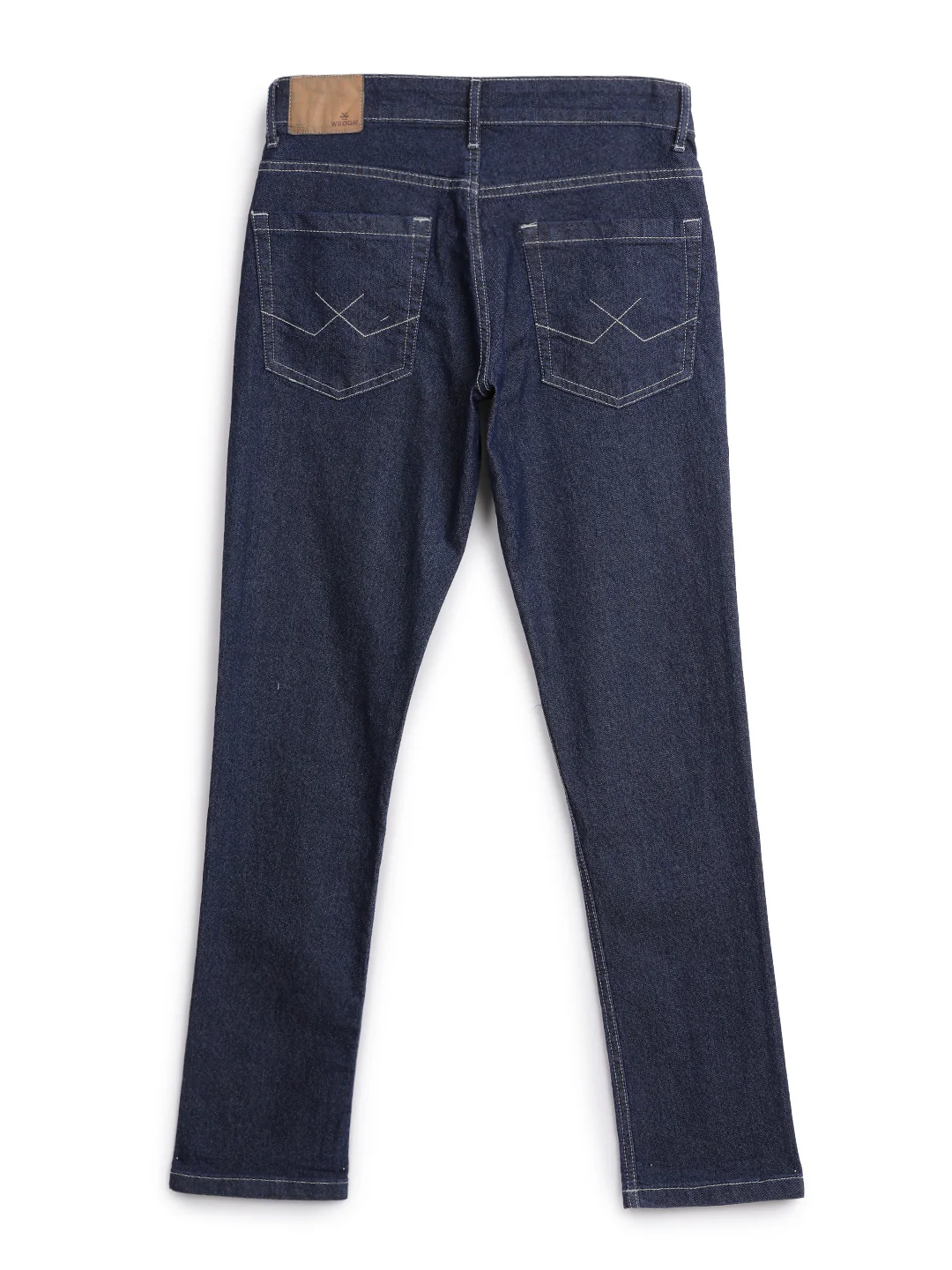 Basic Dark Blue Slim Fit Jeans - Image 8
