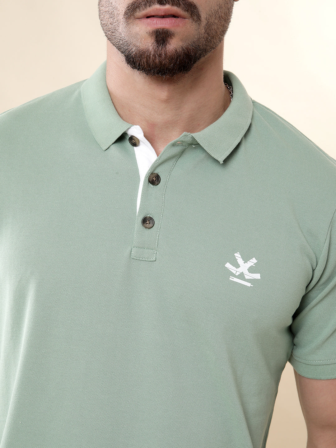 Basic Green Pop Polo T-Shirt - Image 5