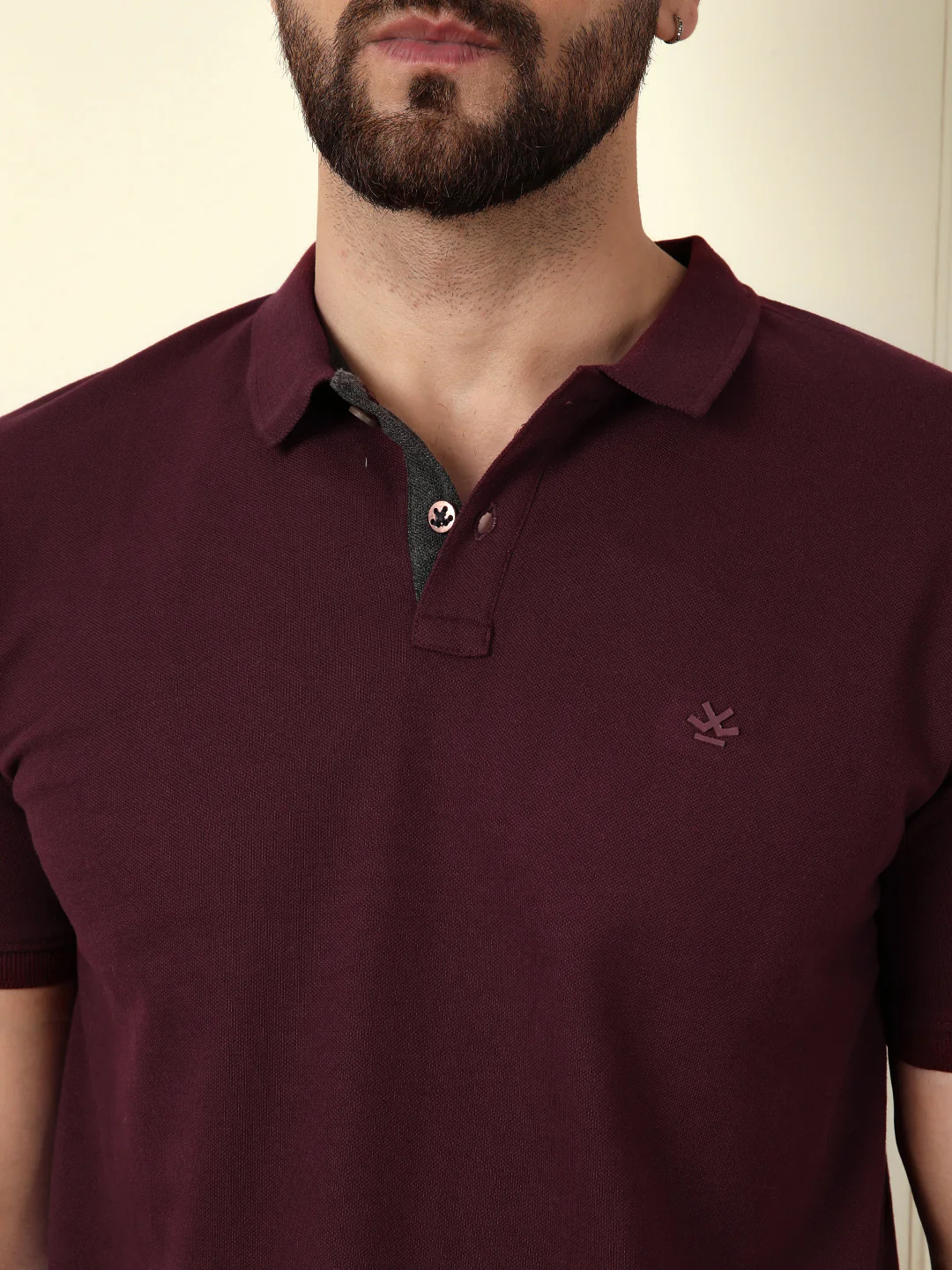 Basic Marron Pique Polo - Image 5