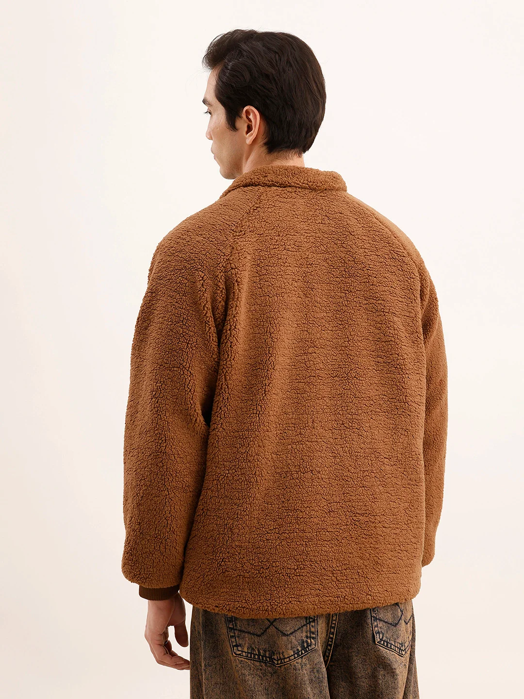 Bearcoat Warm Sherpa Jacket | Brown - Image 3