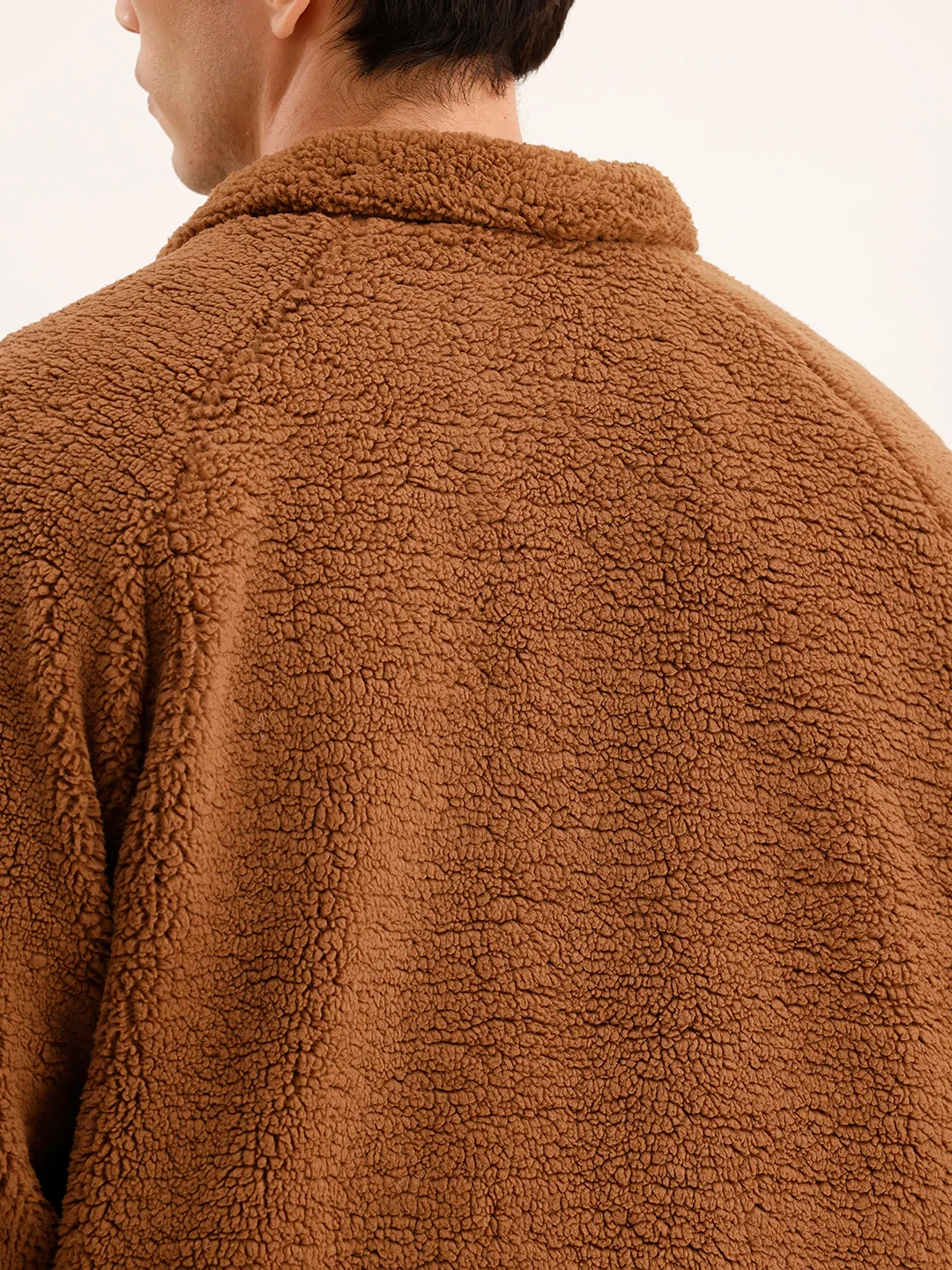 Bearcoat Warm Sherpa Jacket | Brown - Image 5