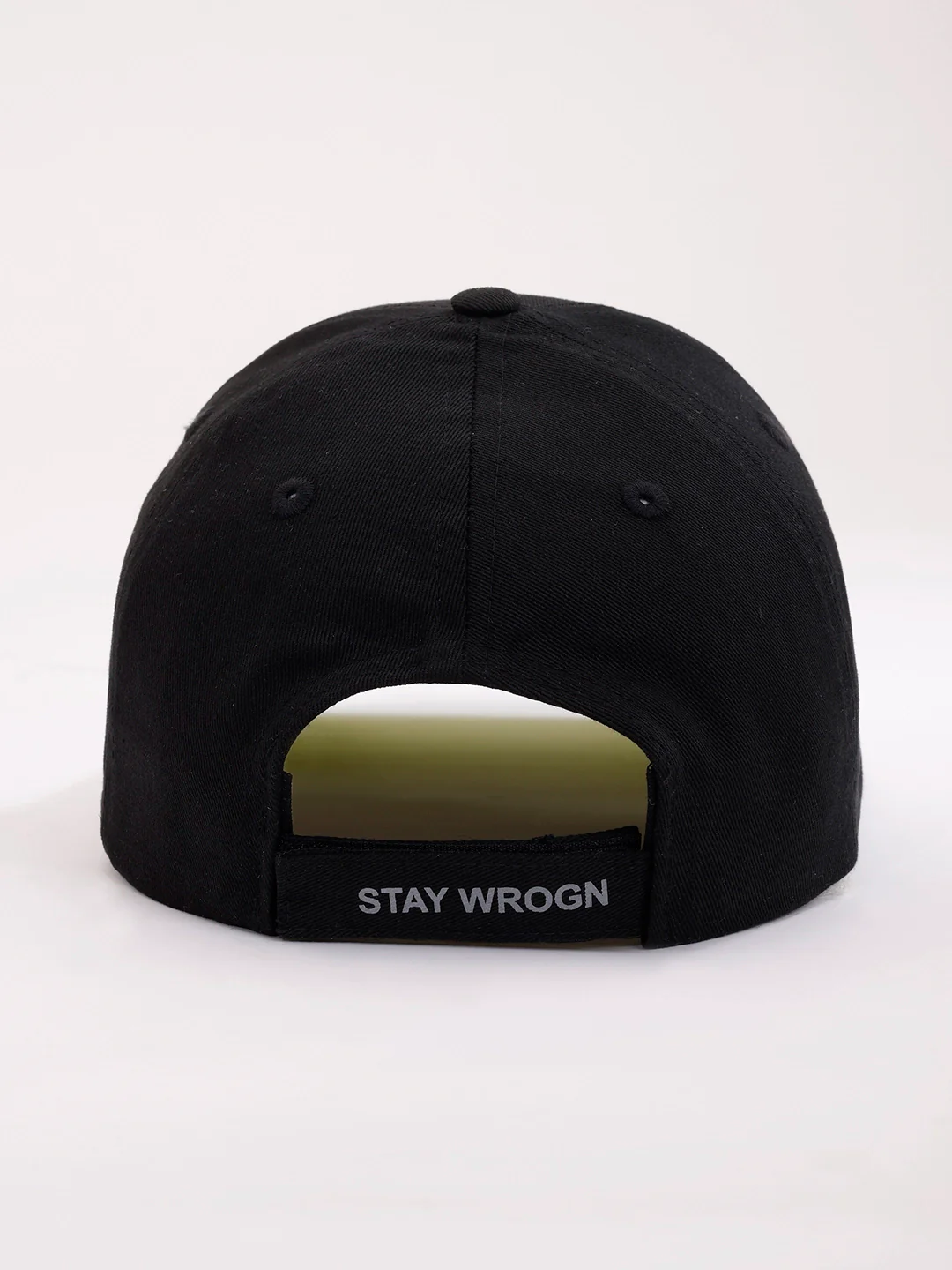 Black Canvas Baseball Cap - Image 3