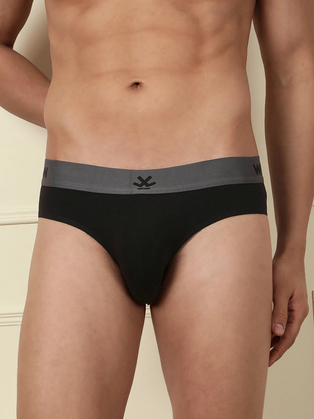Black Comfort Stretch 1-Pack Brief - Image 3